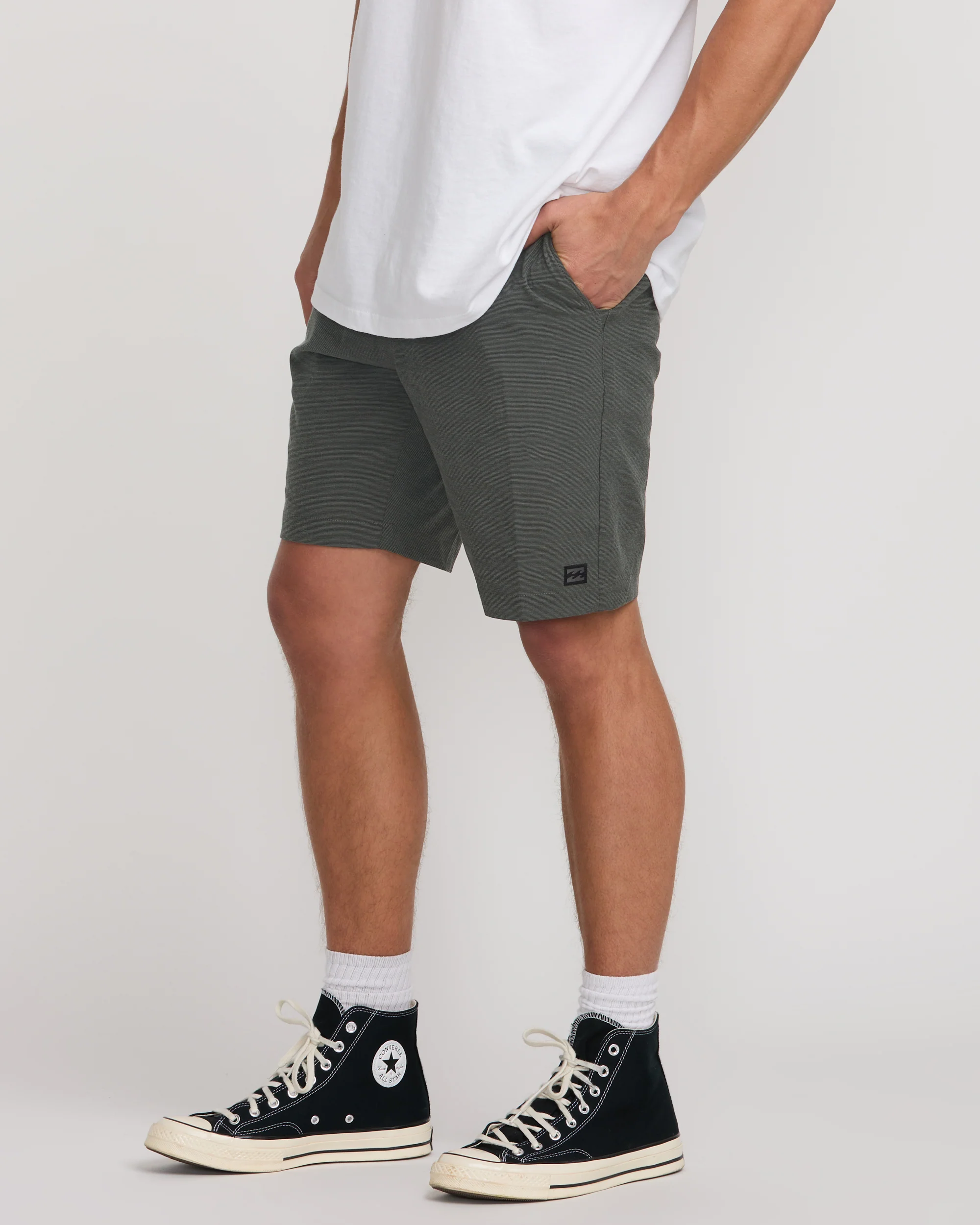 Crossfire Submersible 19" Hybrid Shorts - Asphalt - Image 3