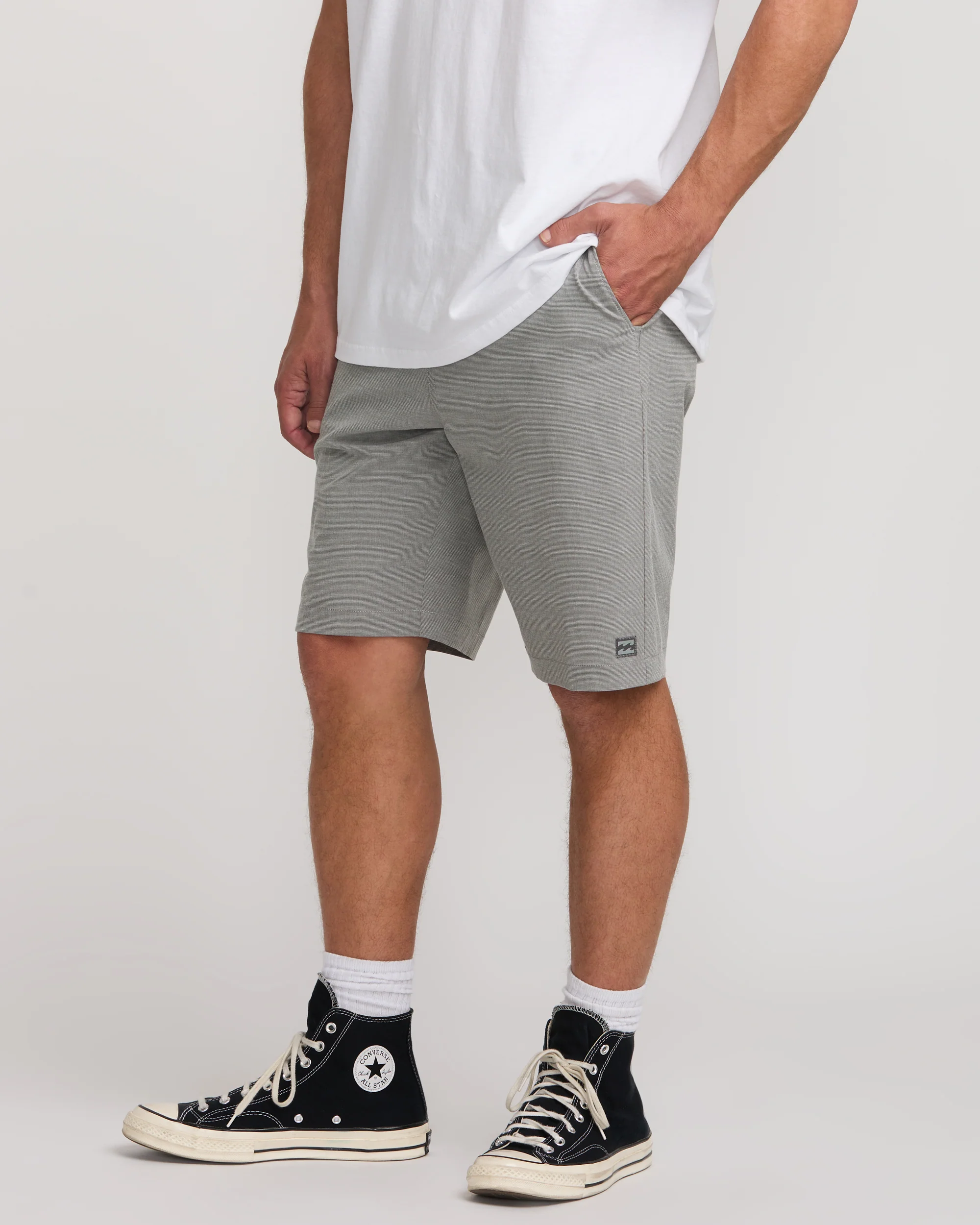 Crossfire Submersible 21" Hybrid Shorts - Gray - Image 3