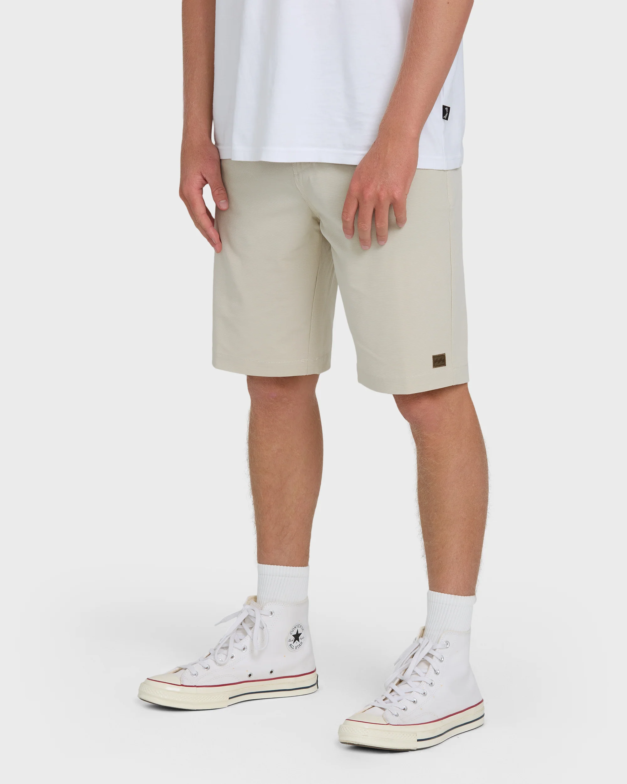 Crossfire Submersible 21" Hybrid Shorts - Oatmeal - Image 3