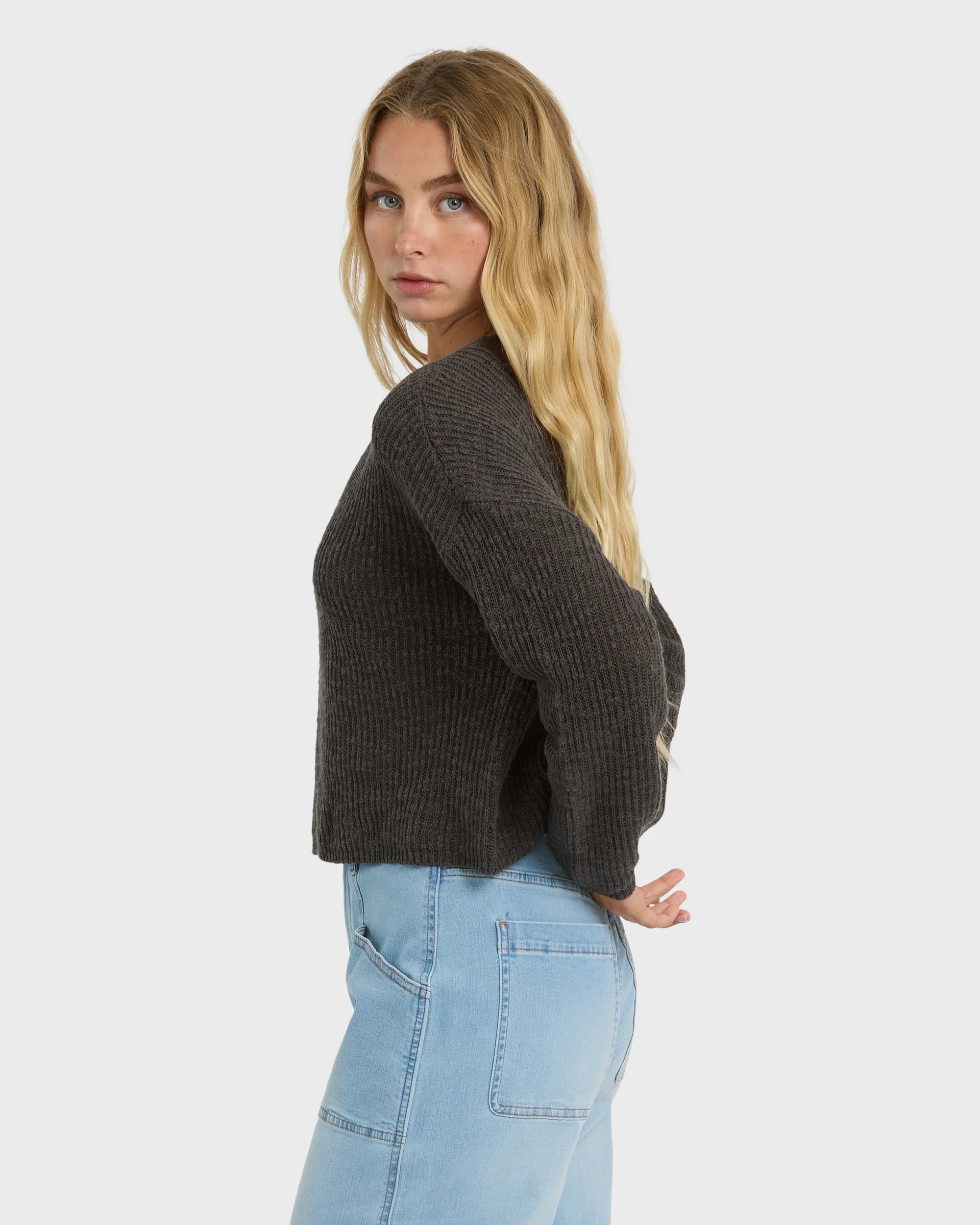 Daze Time Sweater - Black Sands - Image 5