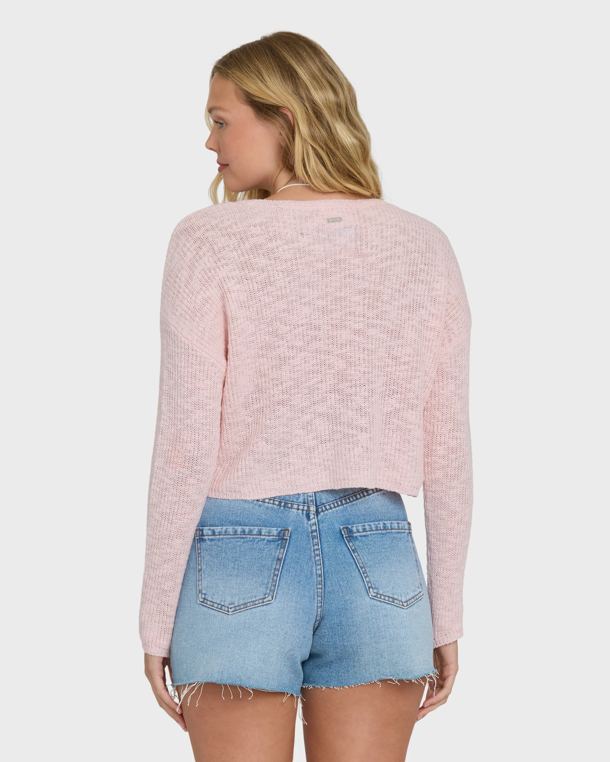 Daze Time Crewneck Sweater - Rosewater - Image 2
