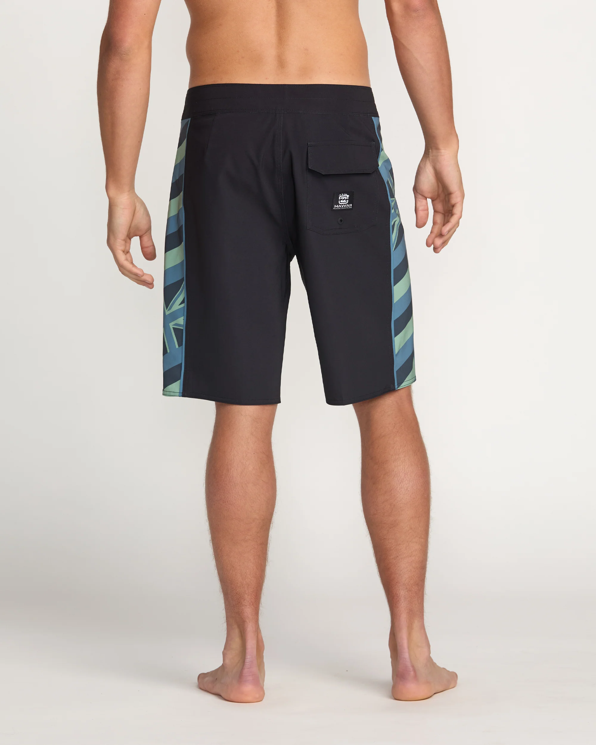 D Bah 2.0 Hi Pro Performance 19" Boardshorts - Washed Black - Image 2