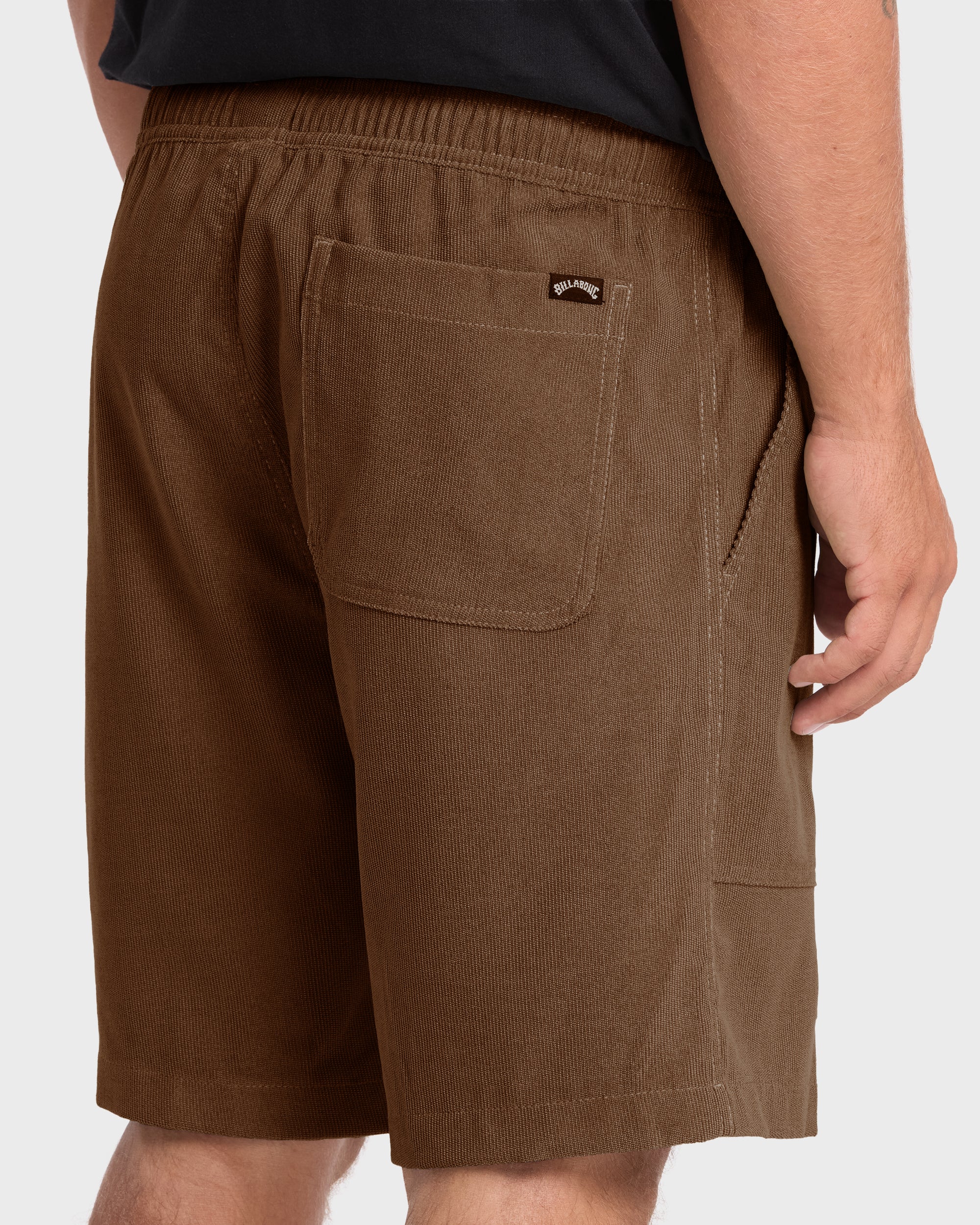 De La Cruz Cord 18" Hybrid Shorts - Sepia - Image 5