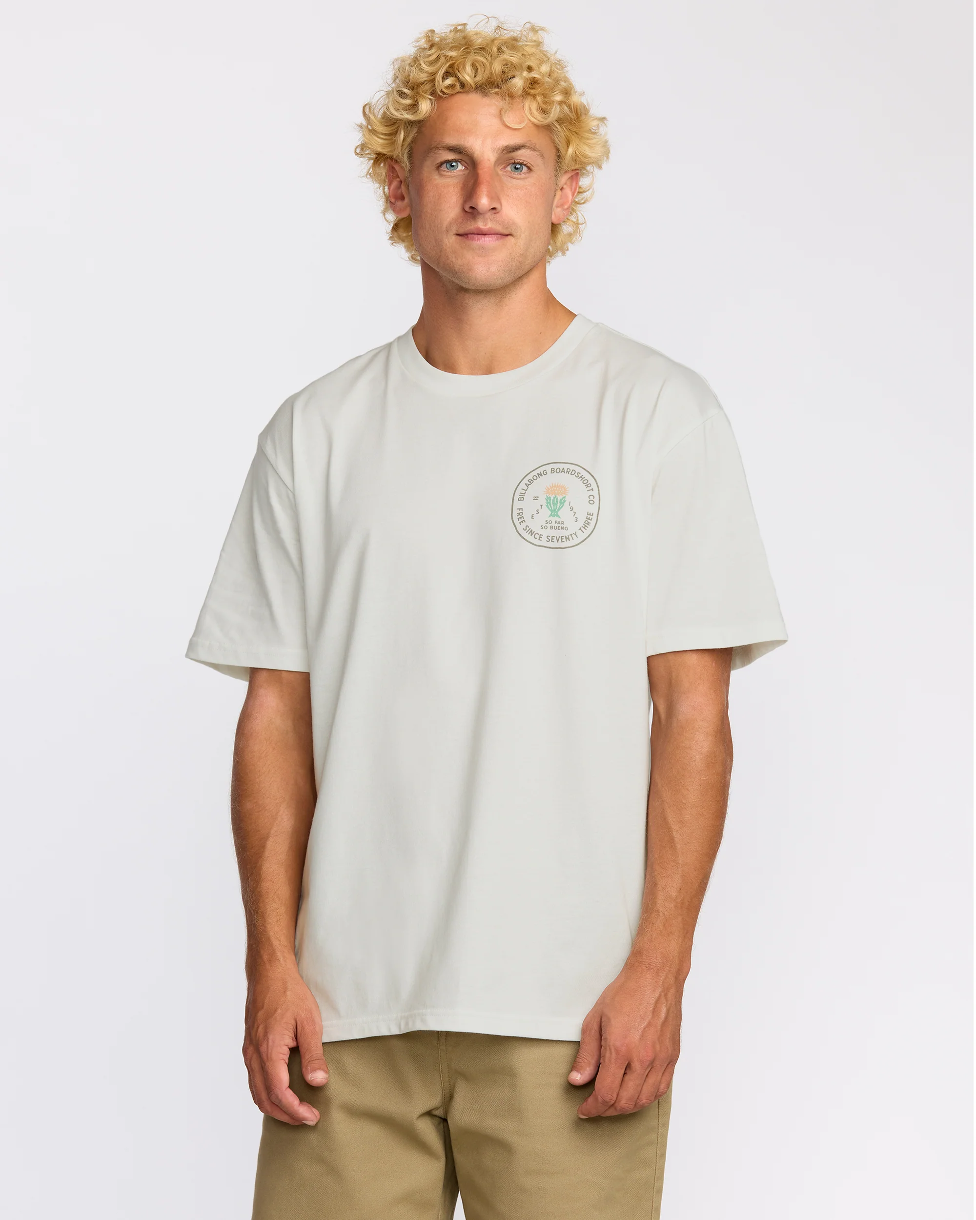 Desert Flower Regular Short Sleeve T-Shirt - Off White - Image 2