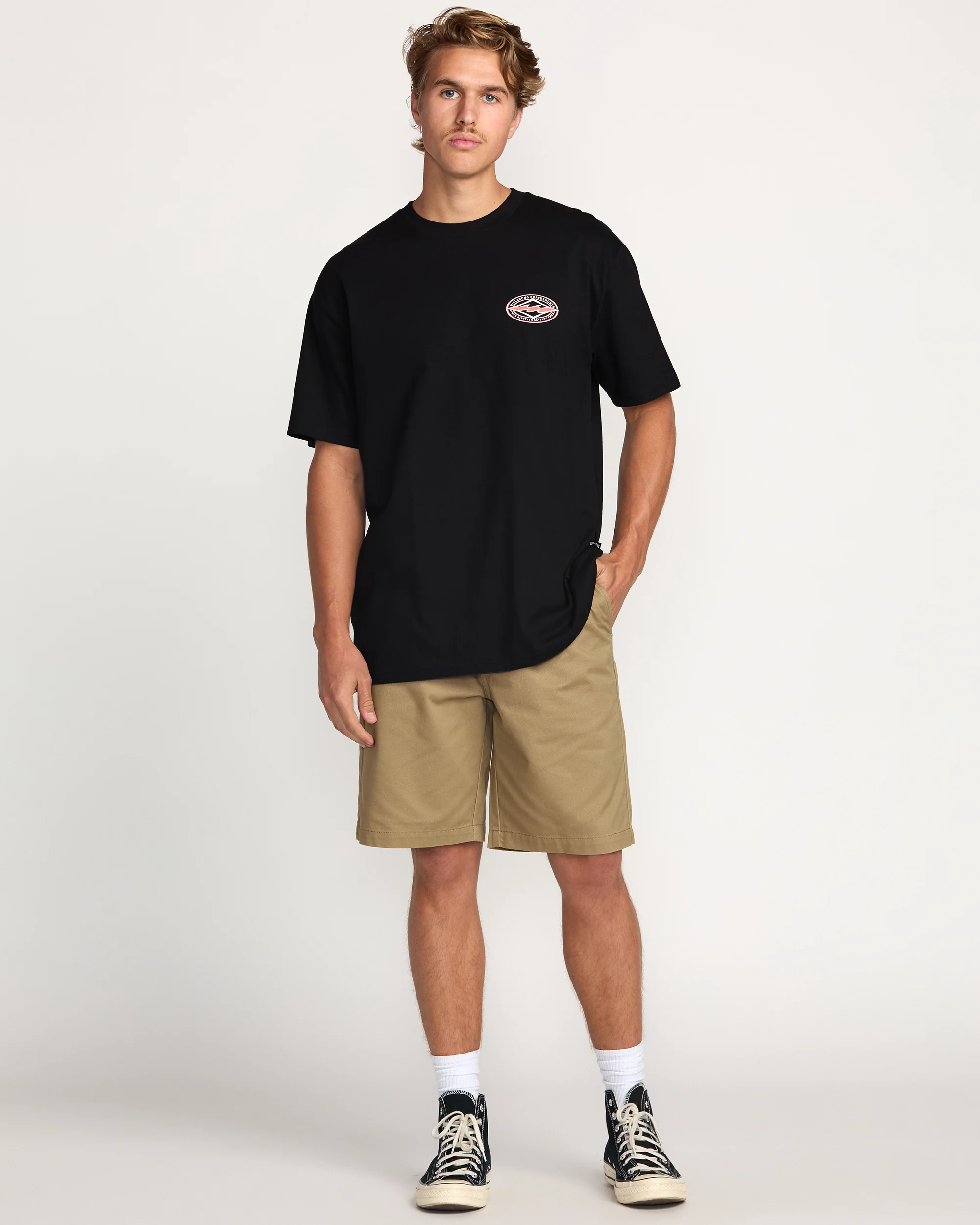 Diamond Vision Regular Short Sleeve T-Shirt - Black - Image 5