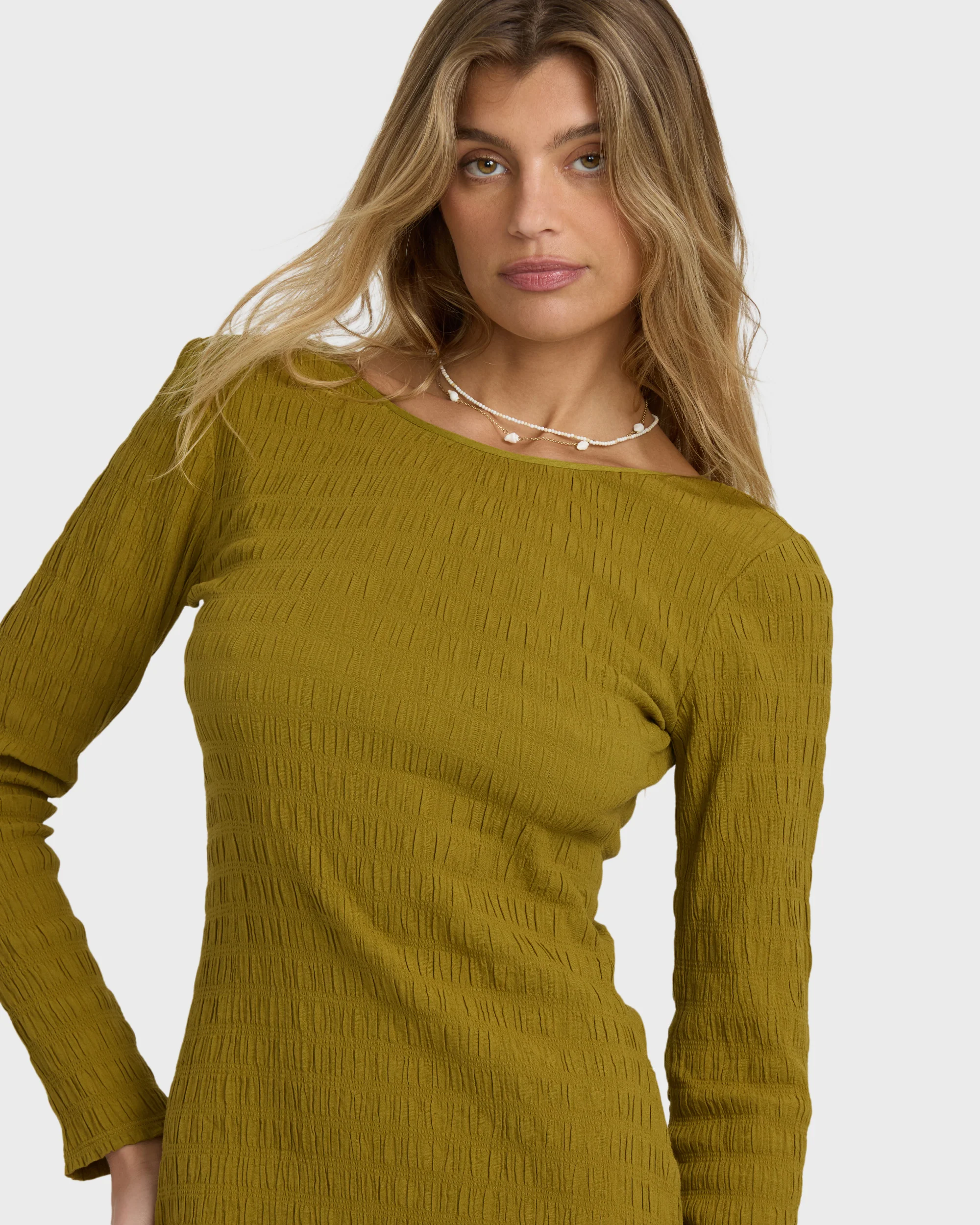 Dream Life Mini Dress - Moss - Image 2