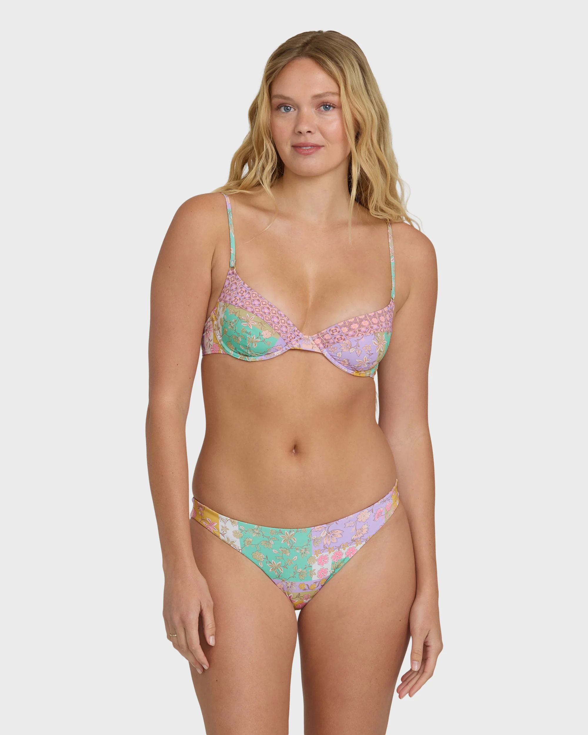 Dreamy Daze Tropic Reversible Bikini Bottoms - Sweet Lilac - Image 2