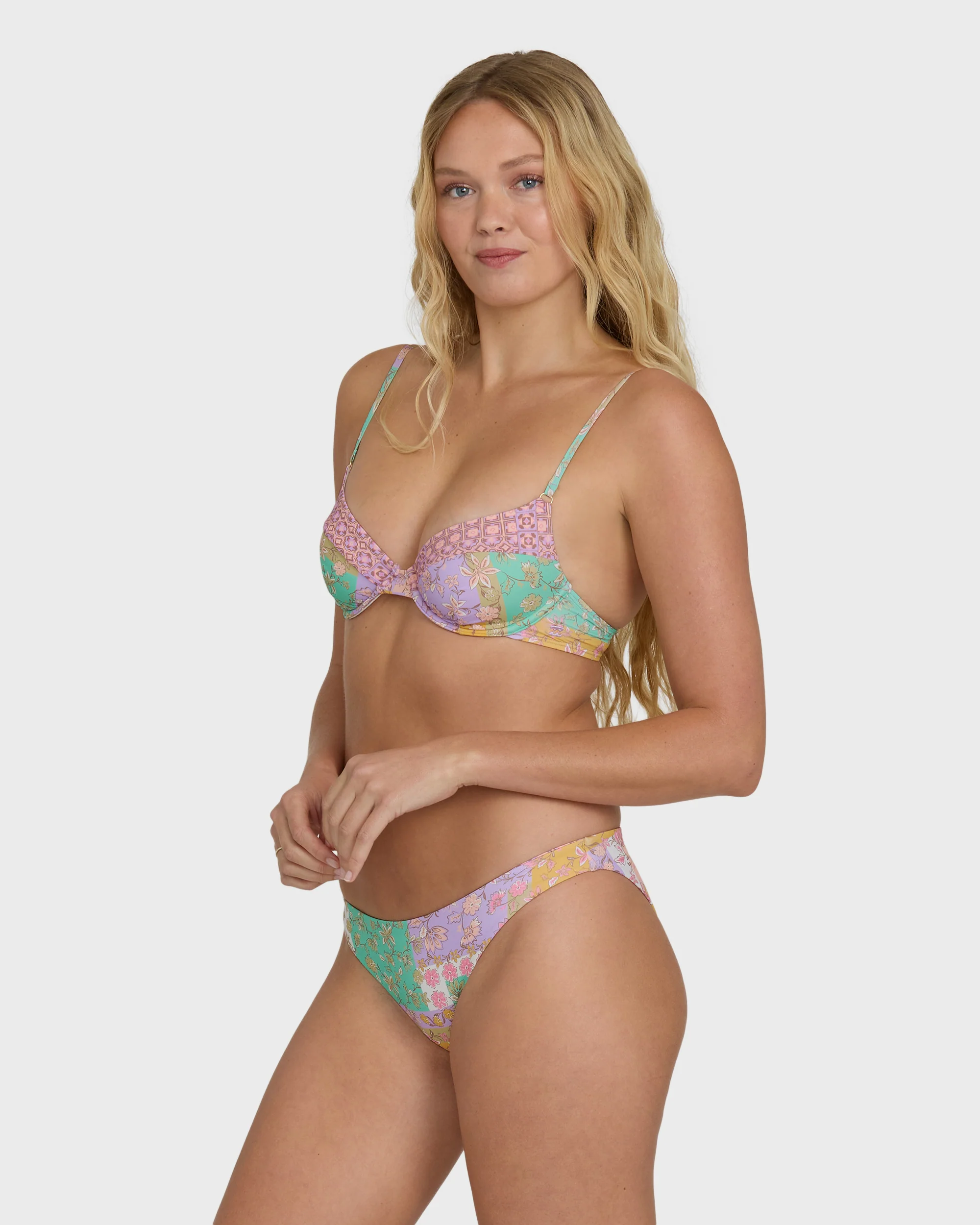 Dreamy Daze Tropic Reversible Bikini Bottoms - Sweet Lilac - Image 3