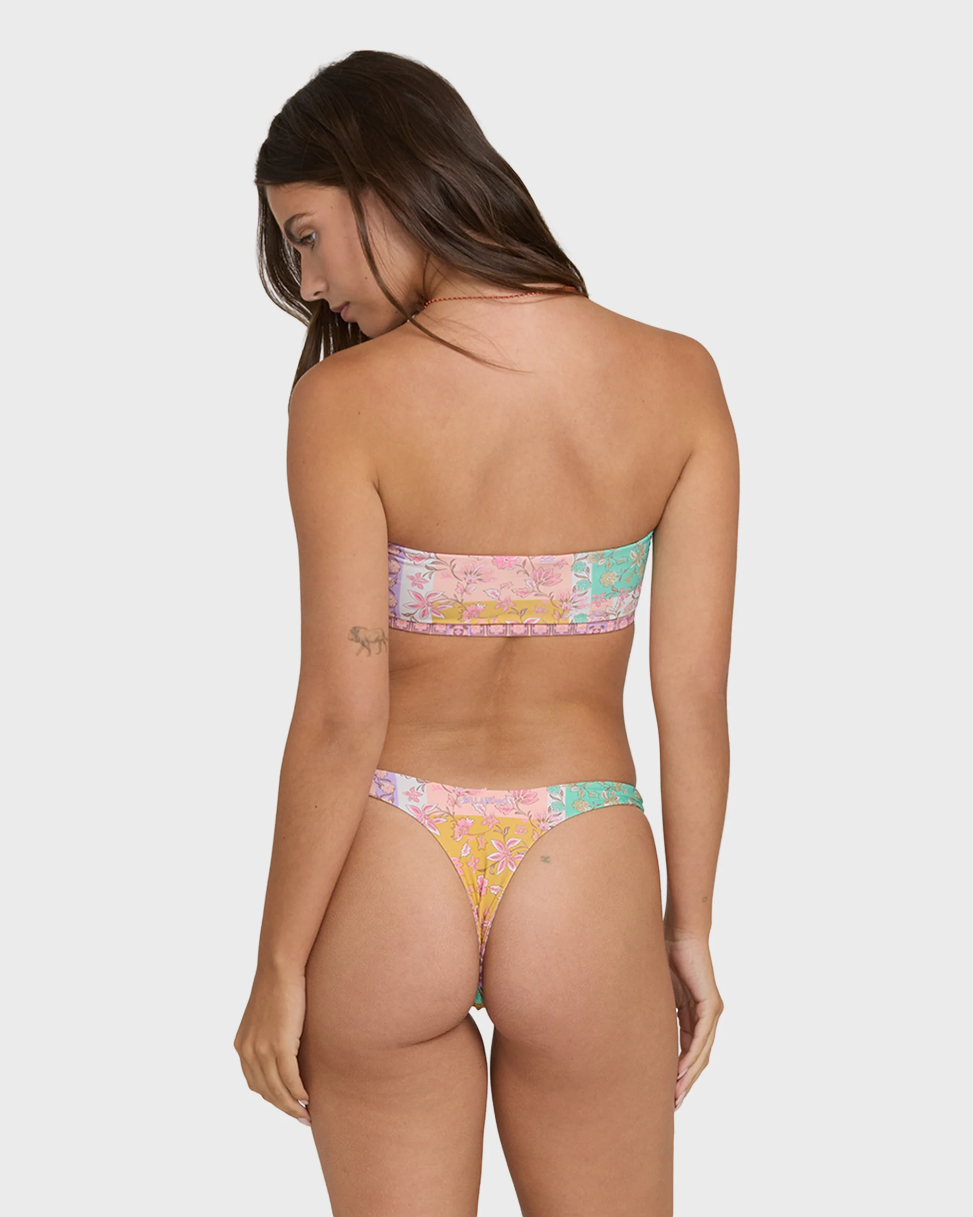 Dreamy Daze Tully Reversible Bandeau Bikini Top - Sweet Lilac - Image 2