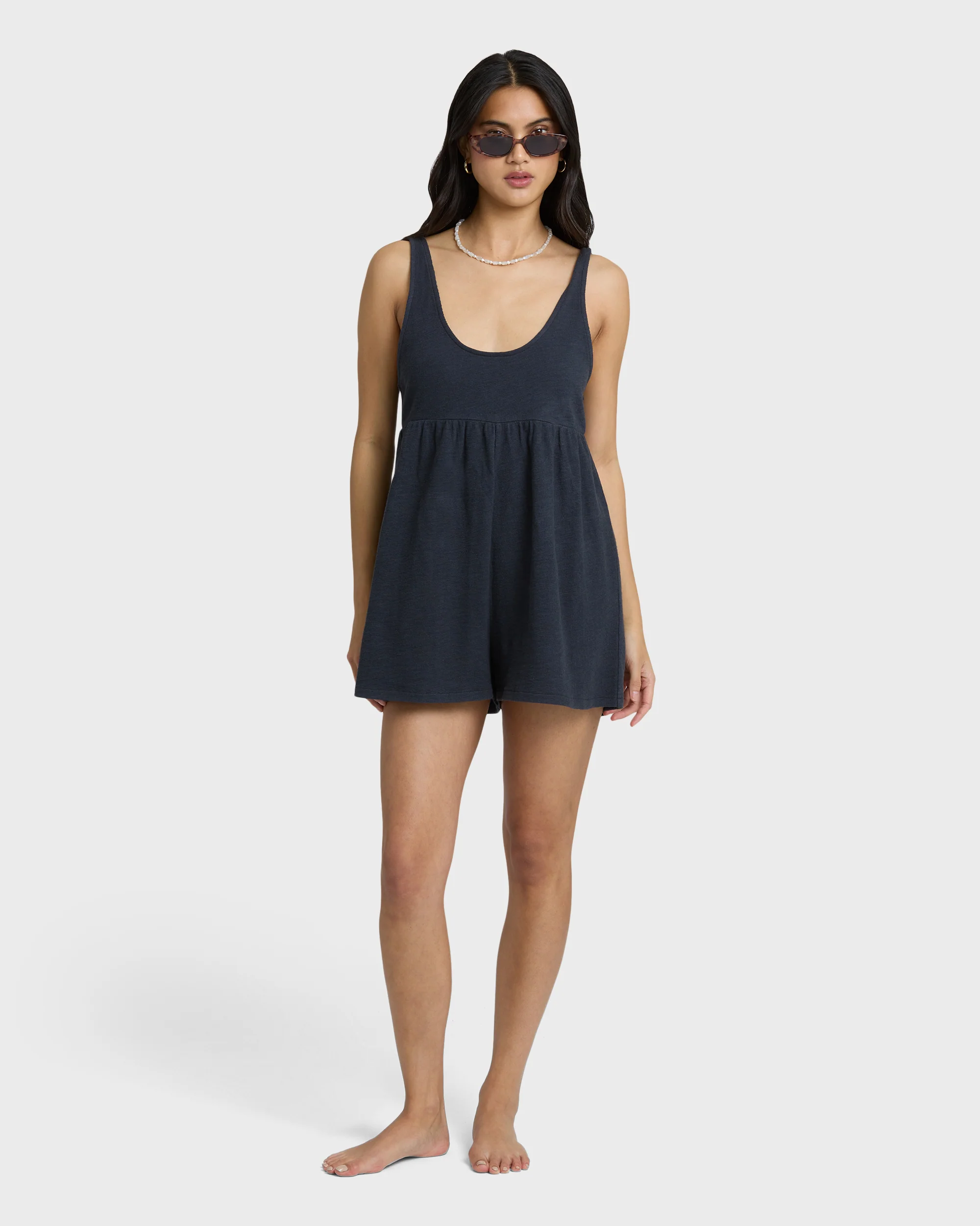 Easy Does It Romper - Black Sands - Image 4