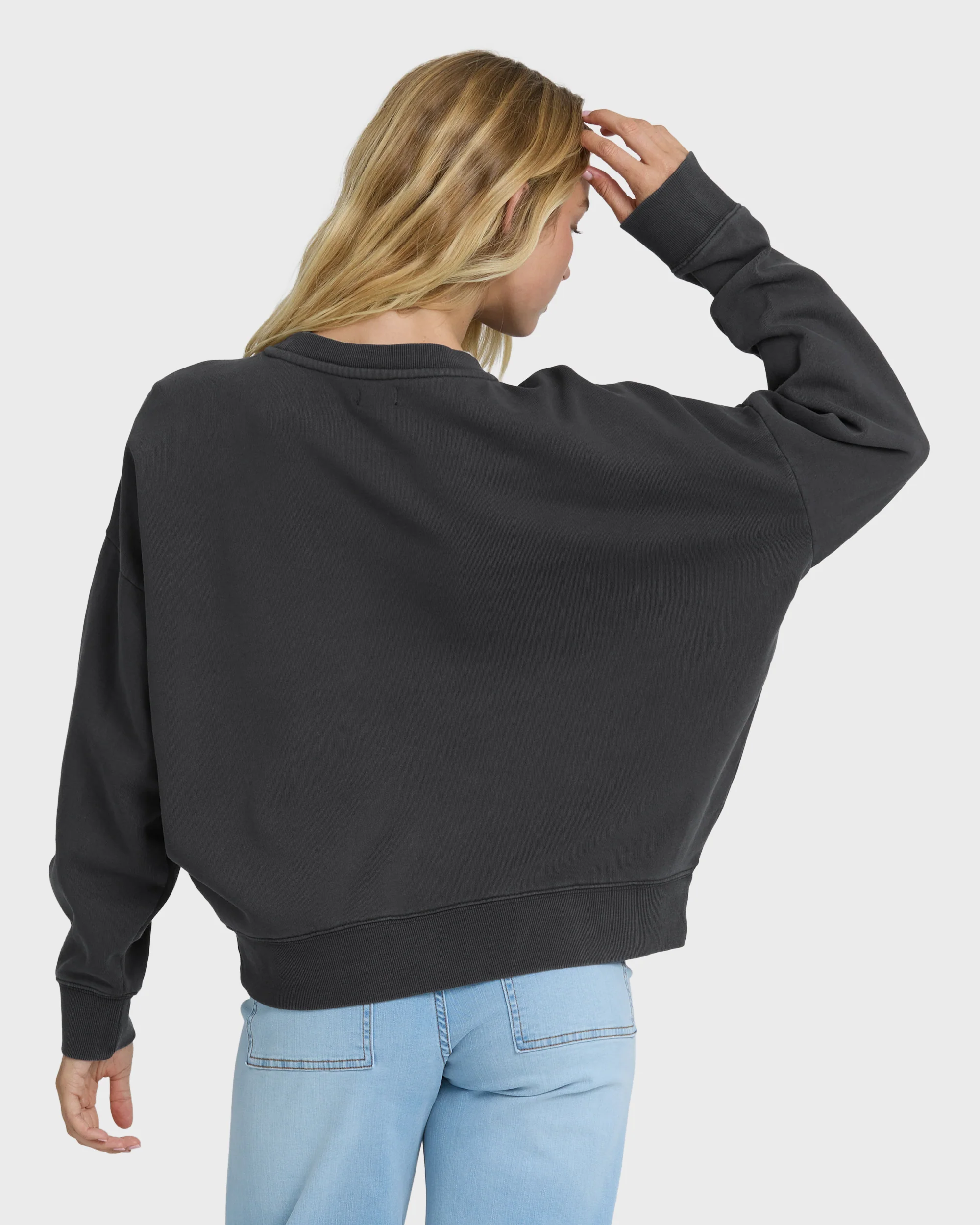 Echo Crewneck Sweatshirt - Black Sands - Image 2