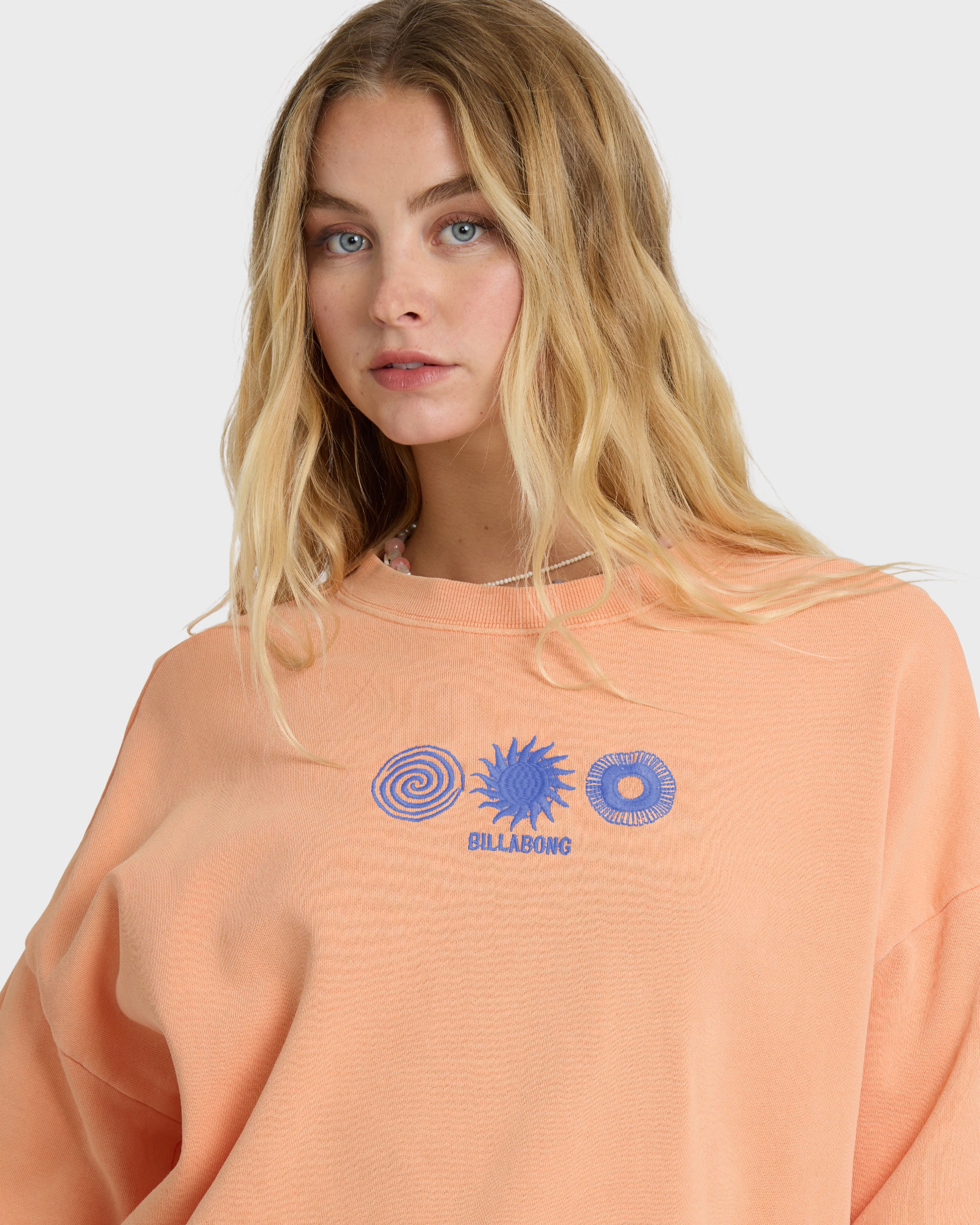 Echo Crewneck Sweatshirt - Tangerine - Image 2