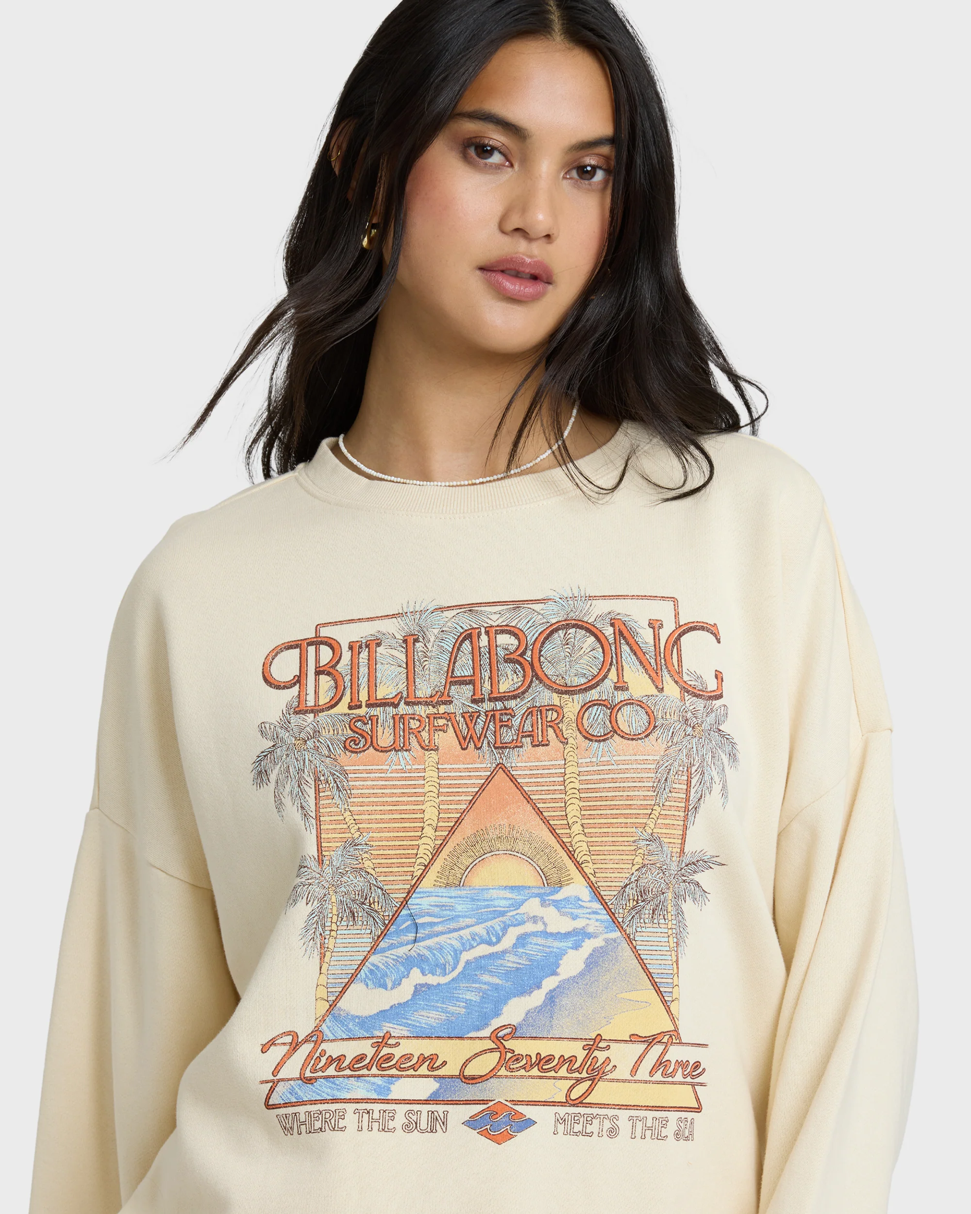 Echo Crewneck Sweatshirt - Winter White - Image 2