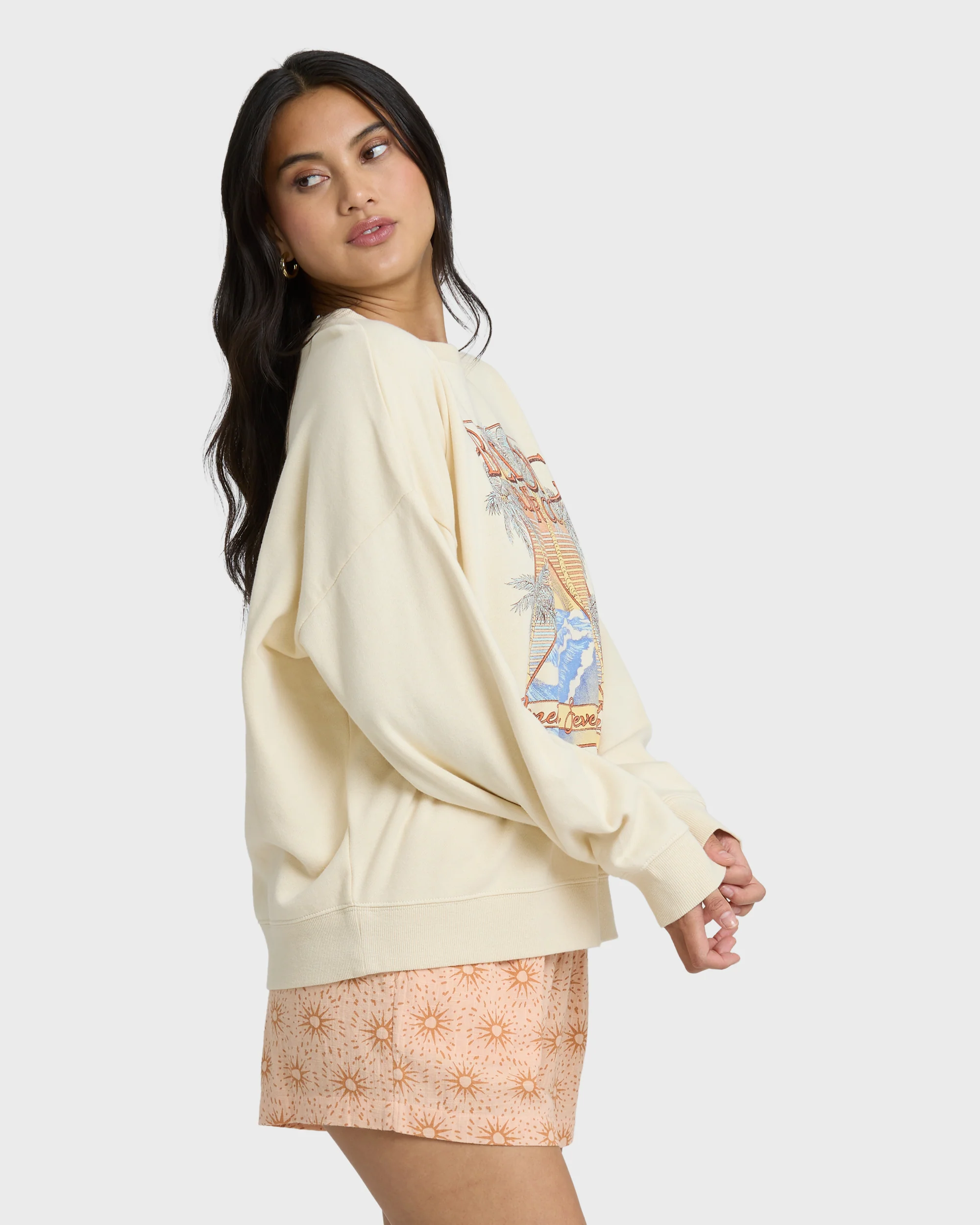 Echo Crewneck Sweatshirt - Winter White - Image 4