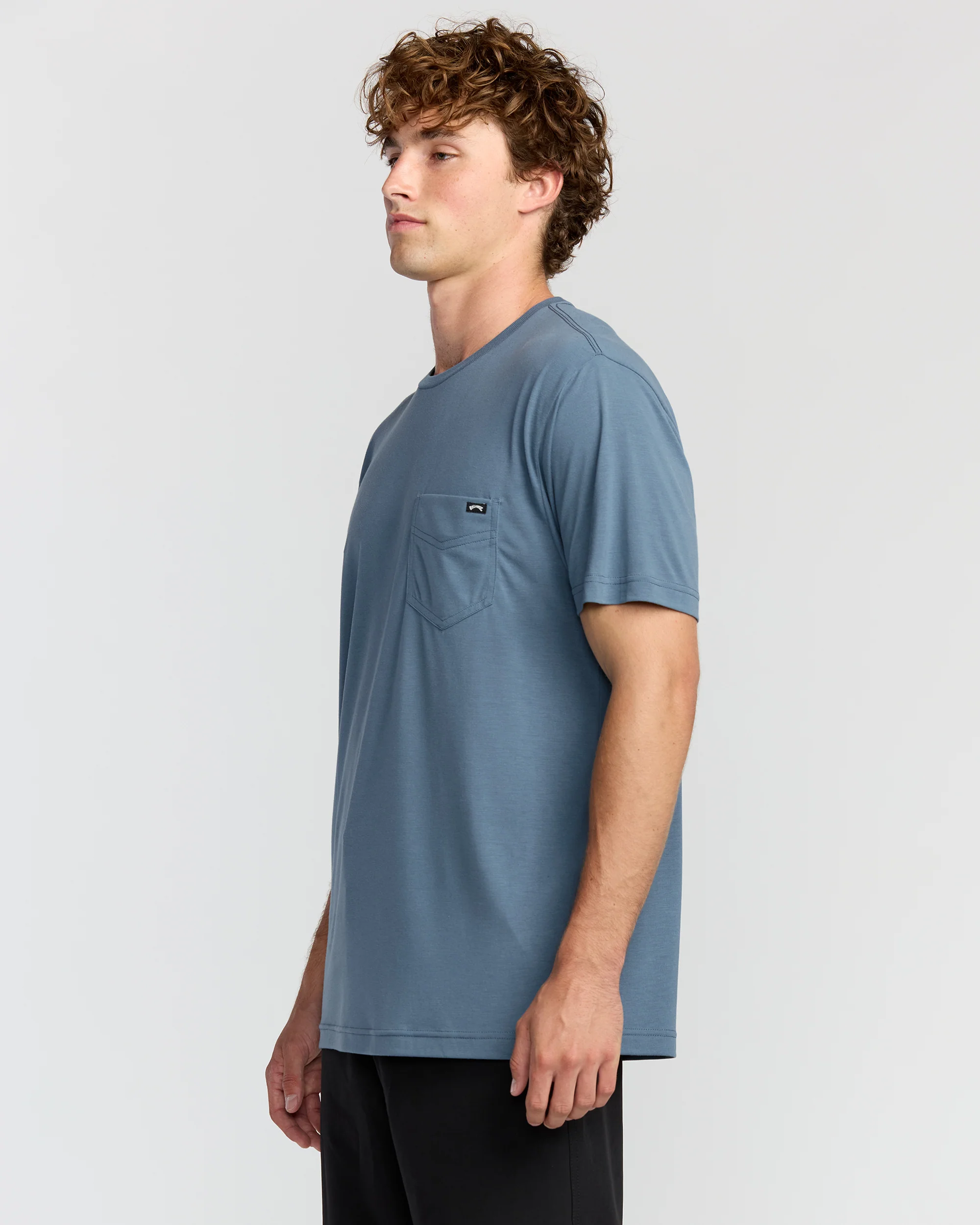 Eclipse Short Sleeve T-Shirt - Steel Blue - Image 3