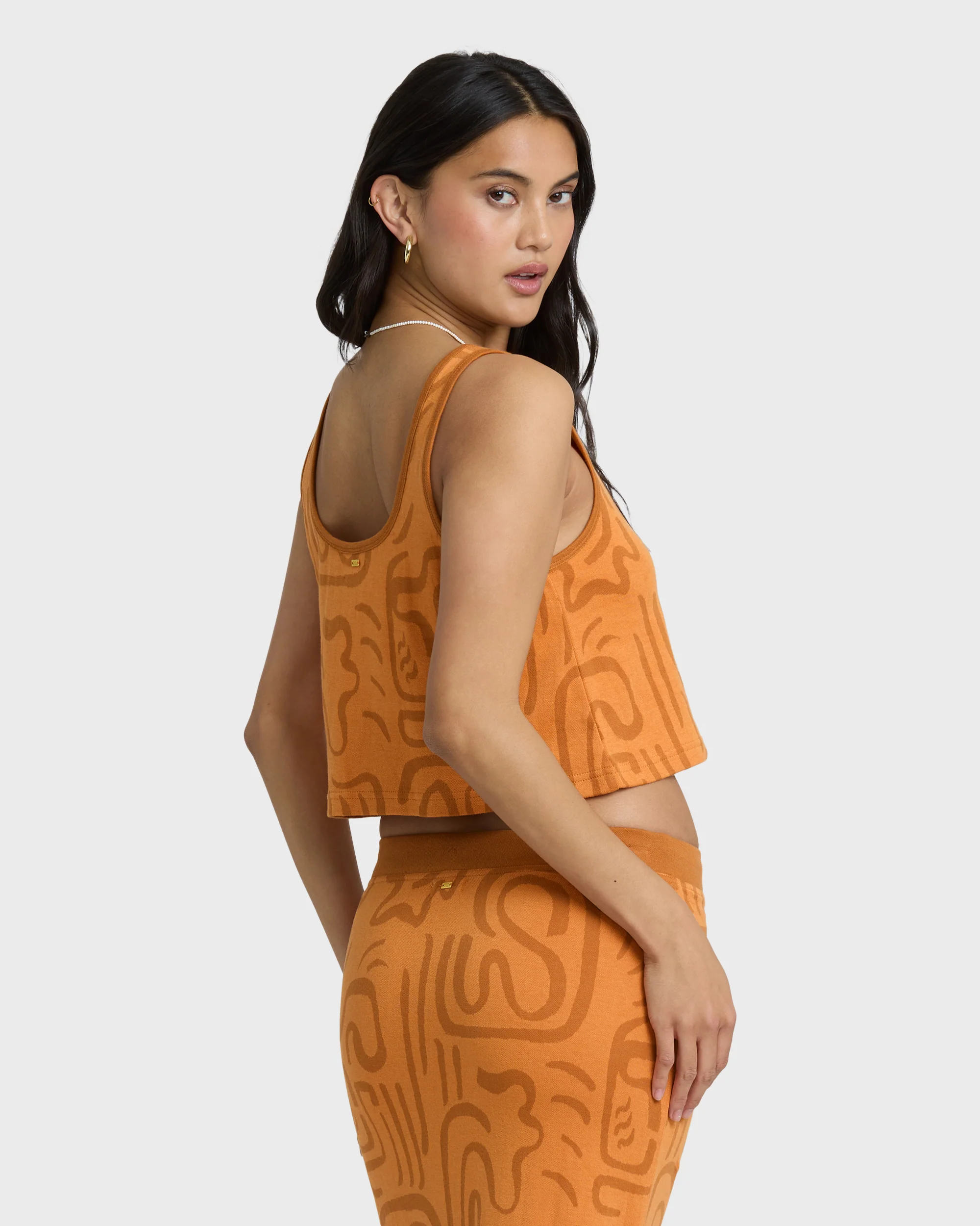 Embers Knit Tank - Tangerine - Image 5