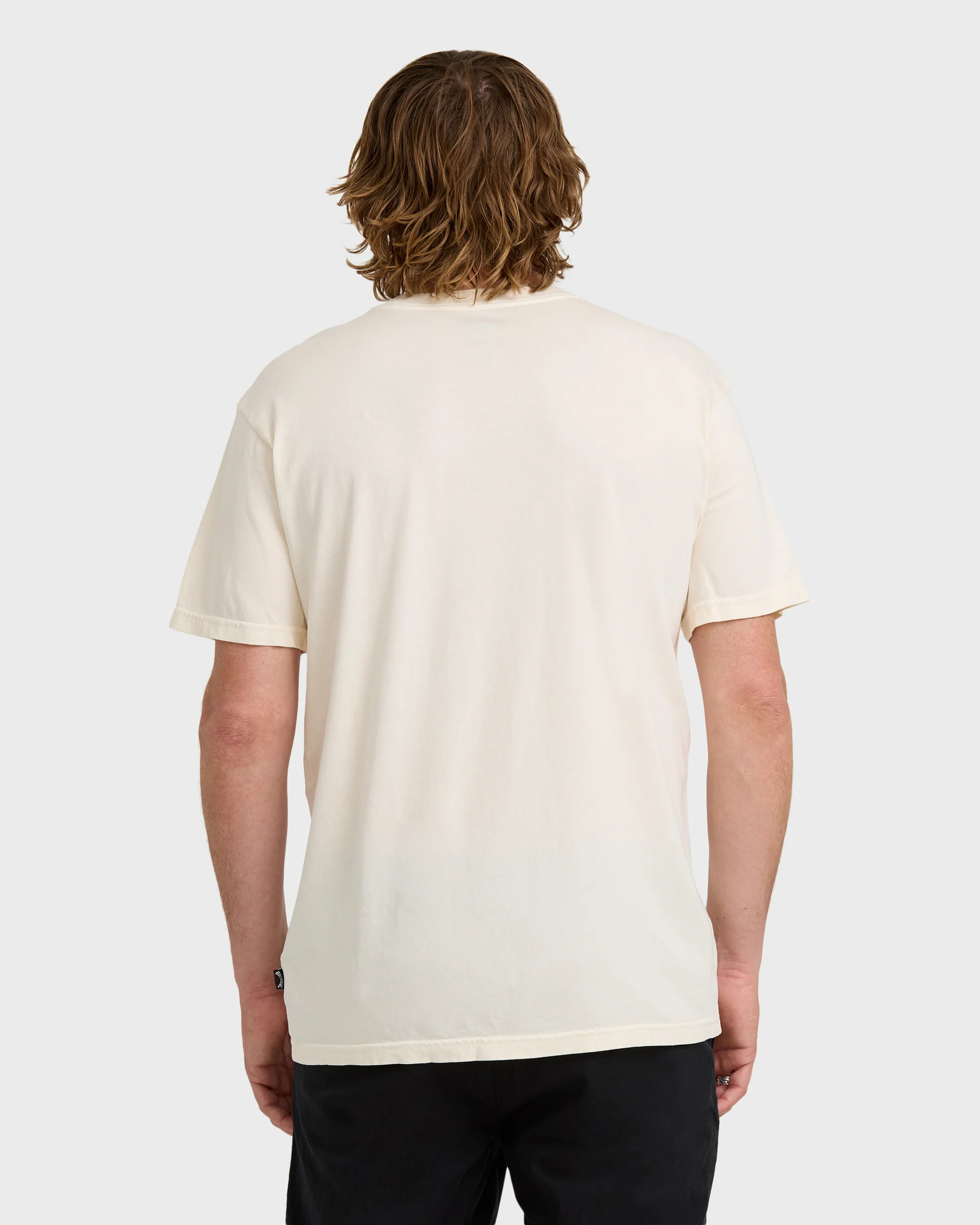 Essential Premium Wave Wash T-Shirt - Off White - Image 5