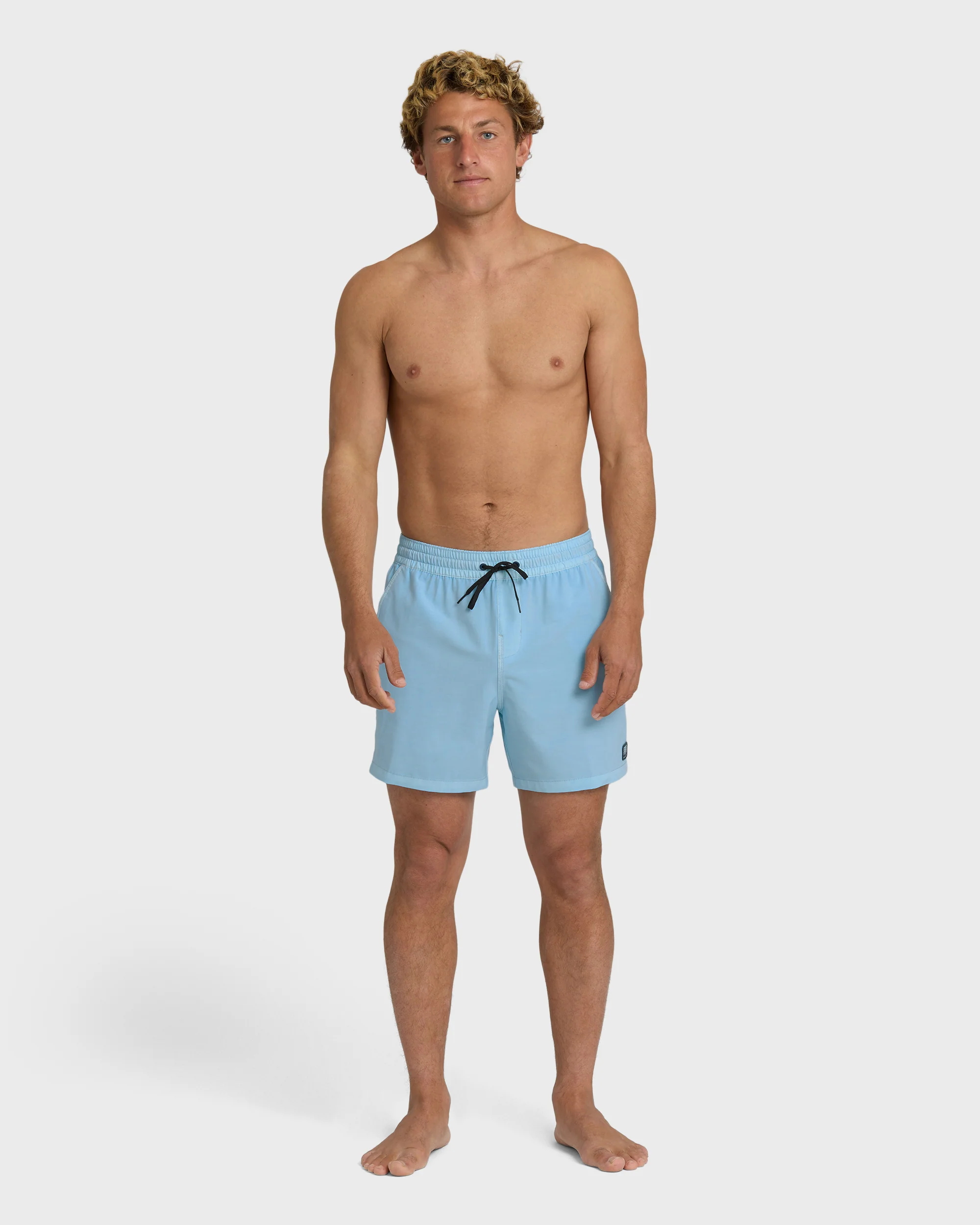 Every Other Day Wave Washed Layback 16" Trunks - Corydalis Blue - Image 4