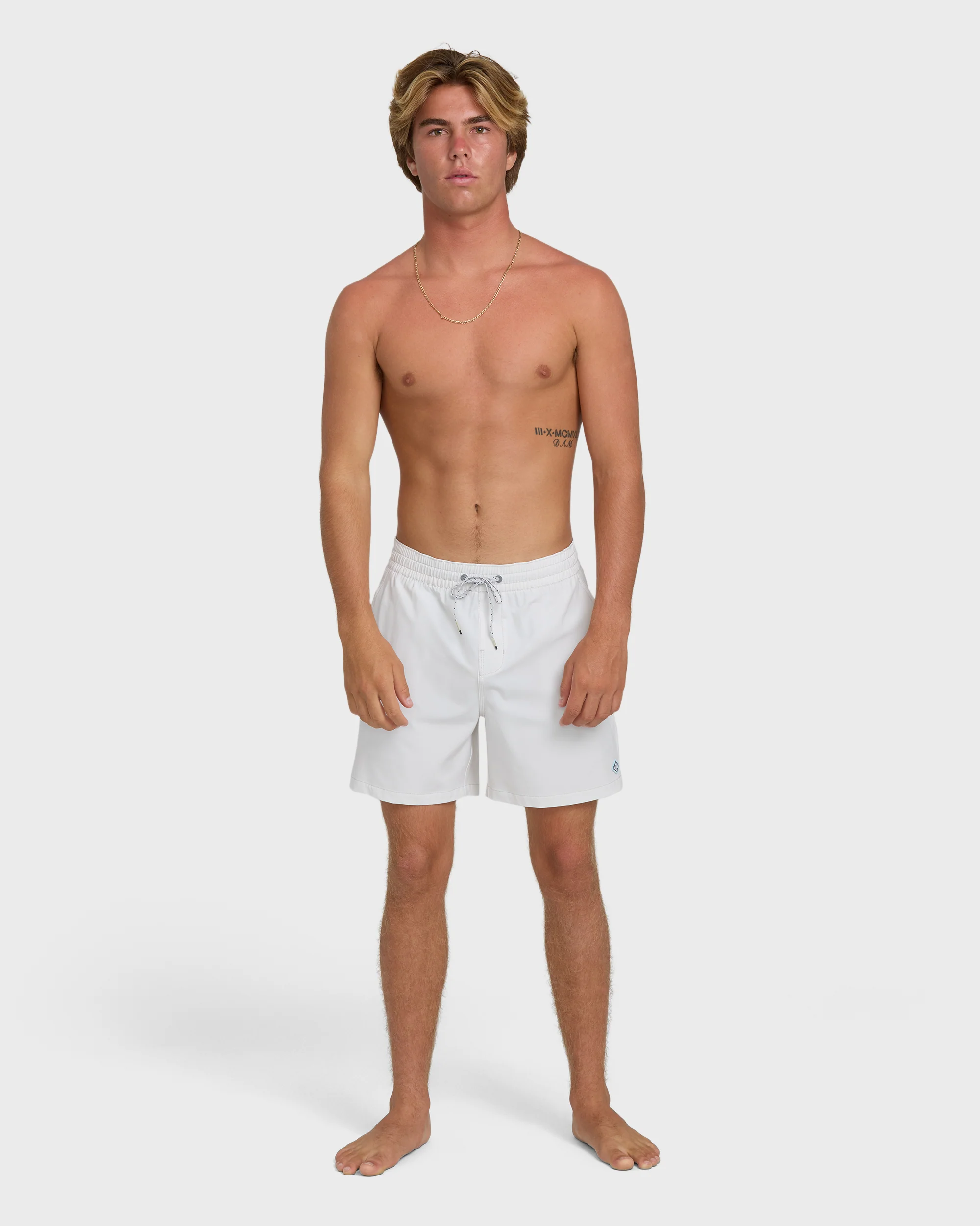 Every Other Day Wave Washed Layback 16" Trunks - Fog Gray - Image 4