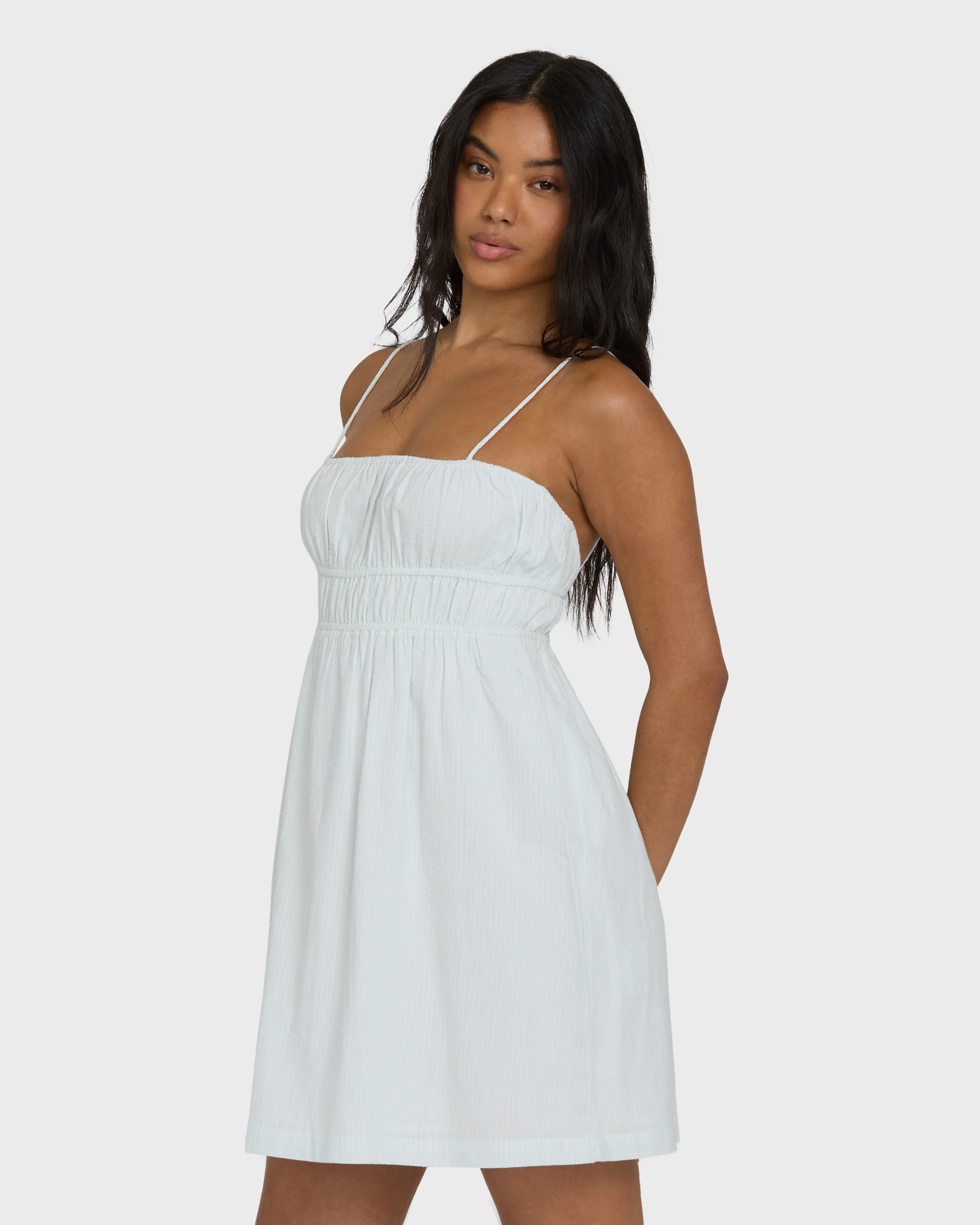 Feel The Breeze Mini Dress - Clearwater - Image 3