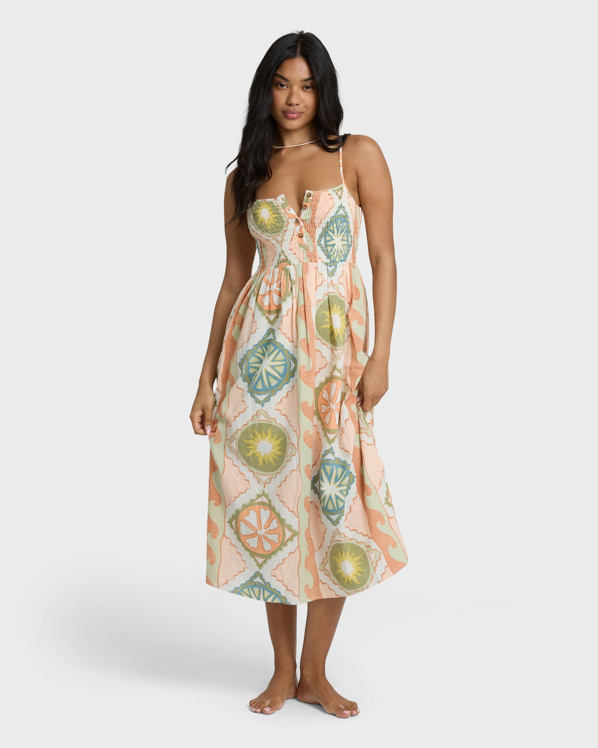 Fever Dream Midi Dress - White Cap - Image 5