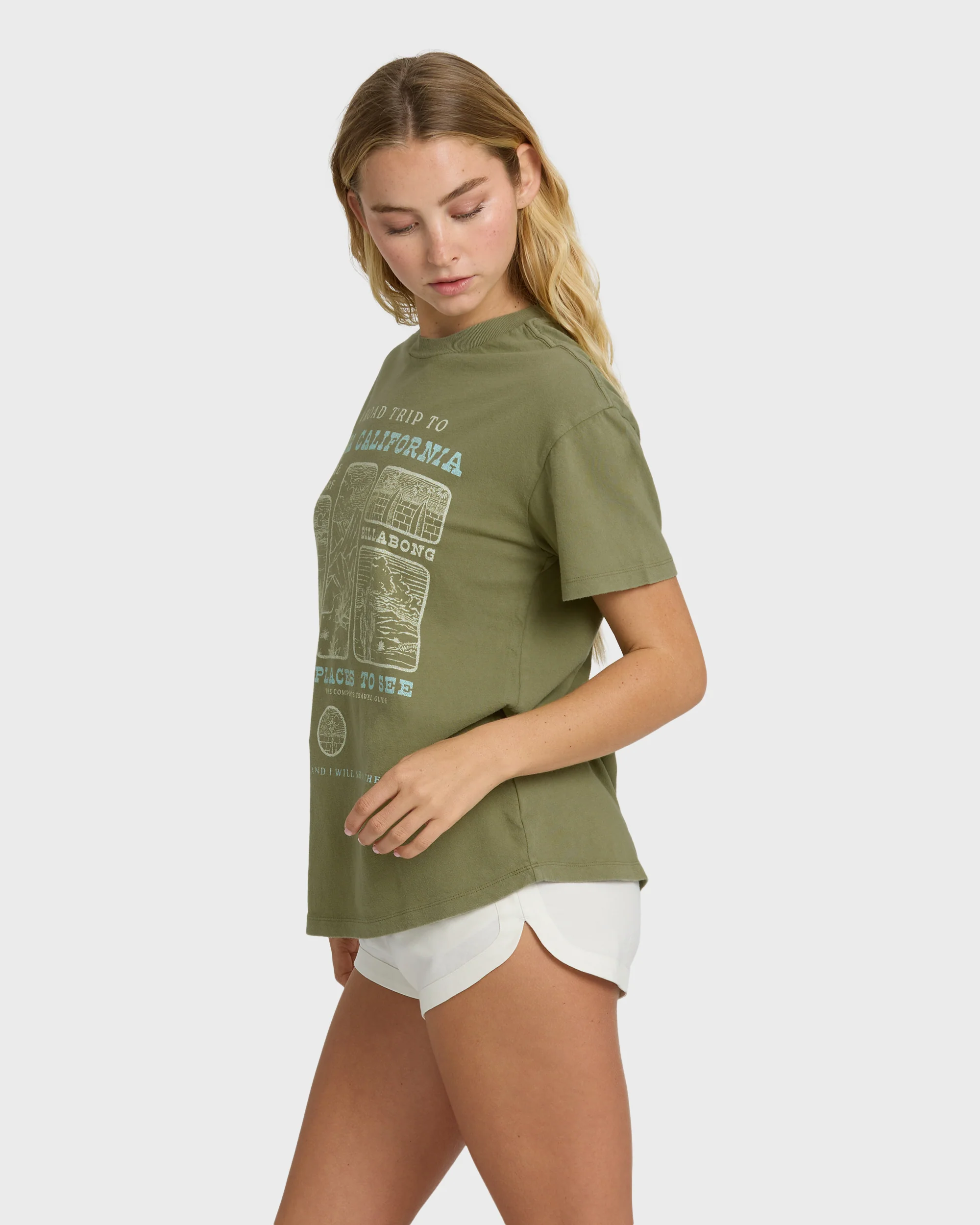 Flying To The Moon Short Sleeve T-Shirt - Dark Olive - Image 4