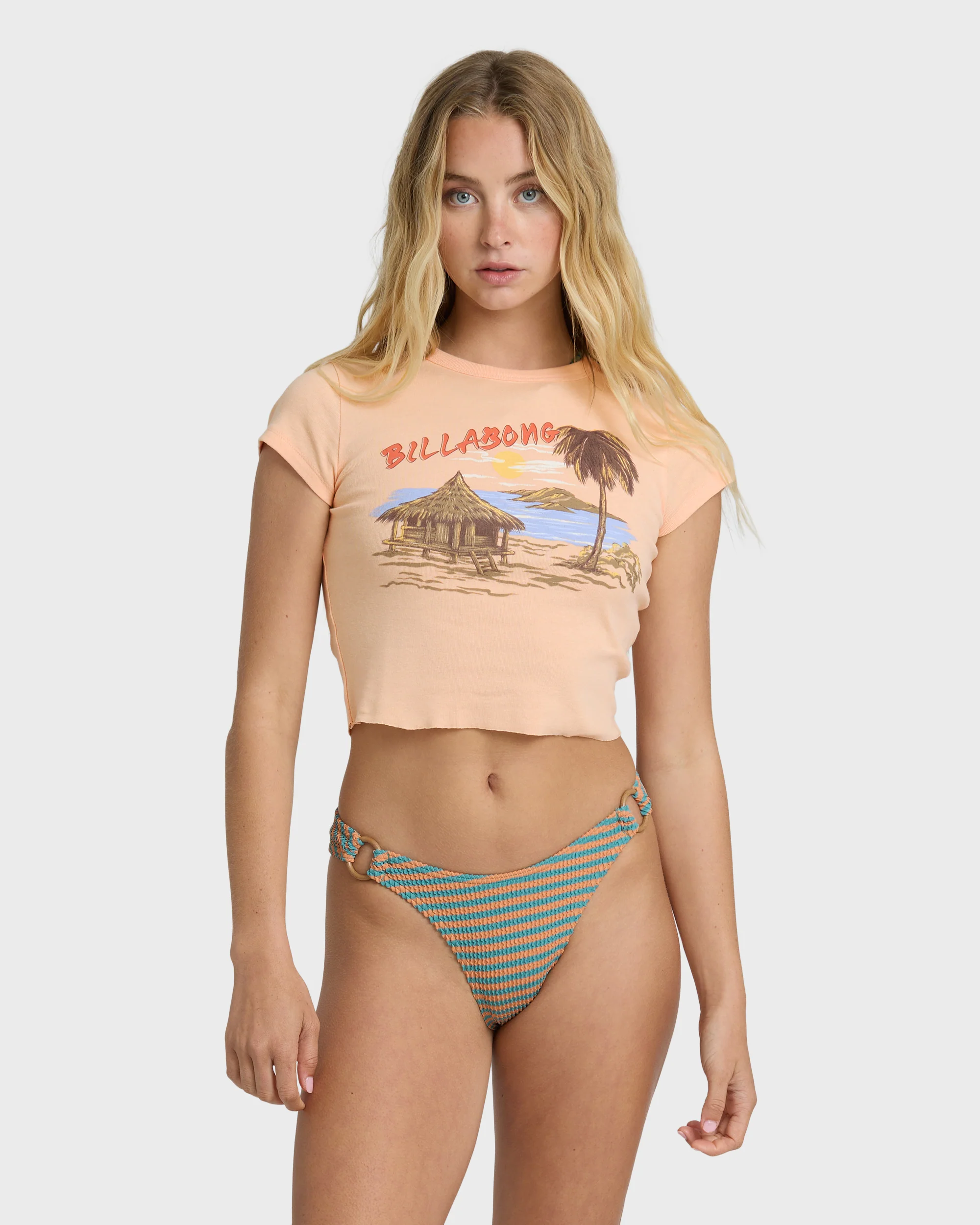 For The View Short Sleeve T-Shirt - Light Peach - Image 3