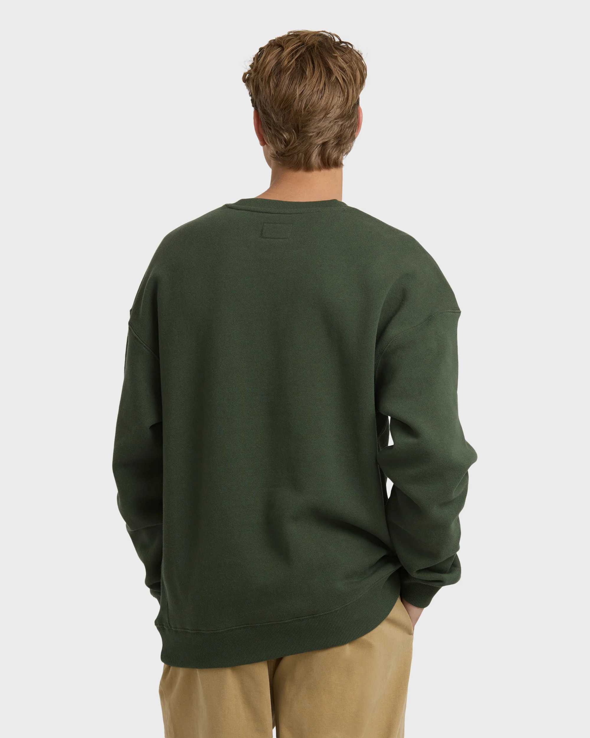 Fort Garage Crewneck Sweatshirt - Olive - Image 5
