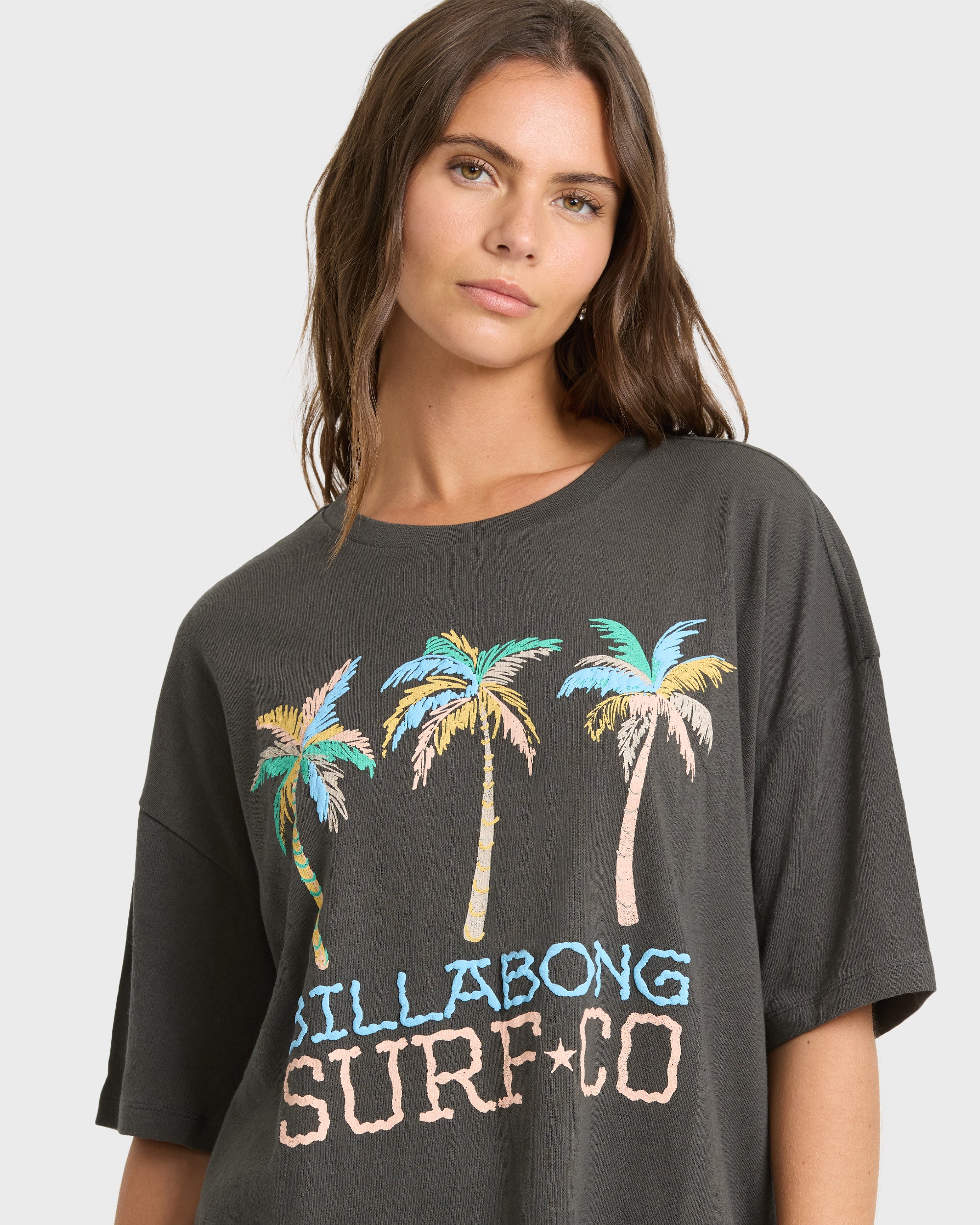 Found in Paradise Short Sleeve Knit T-Shirt - Off Black - Image 5