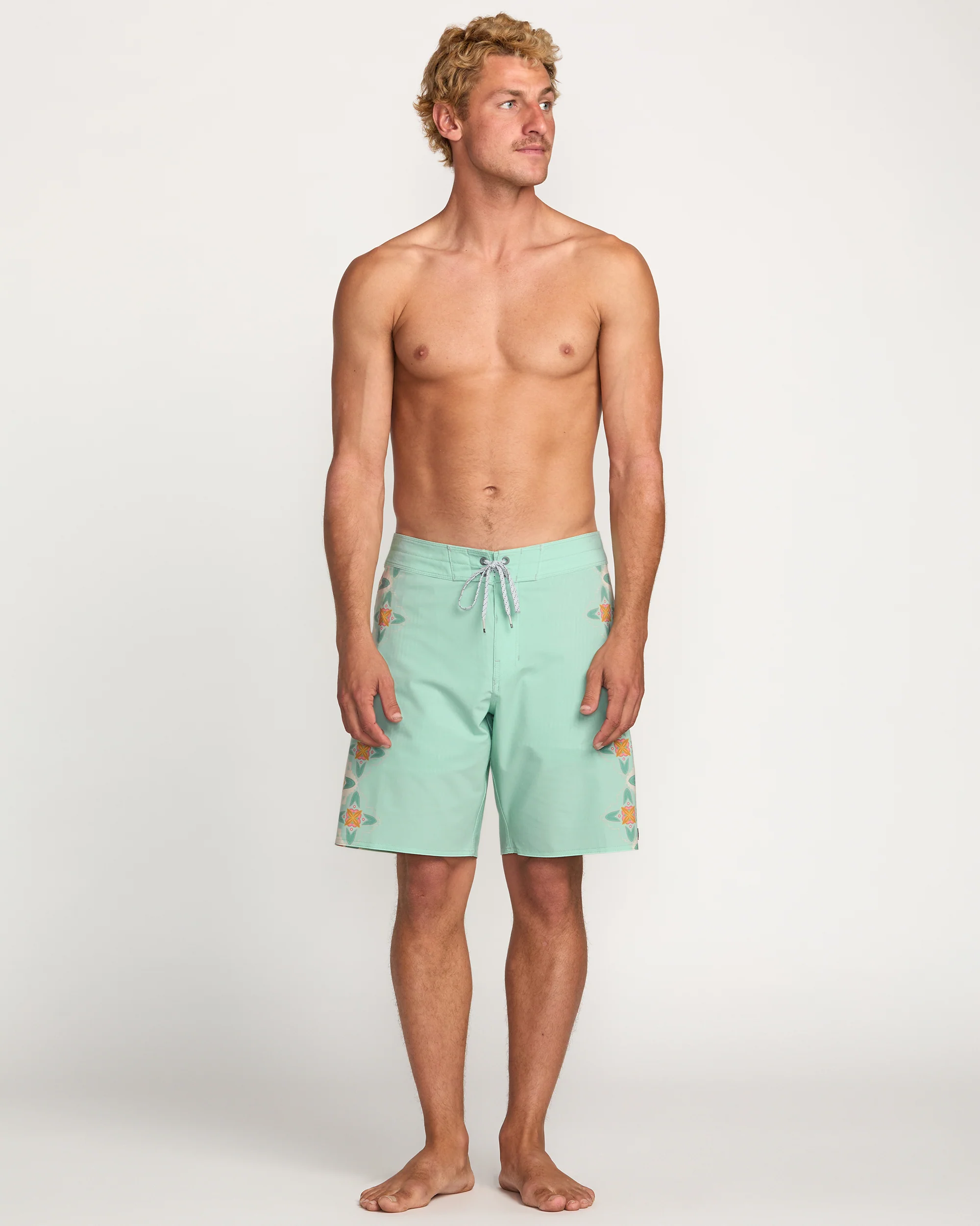 Framelines Pro 19" Boardshorts - Mist Green - Image 6