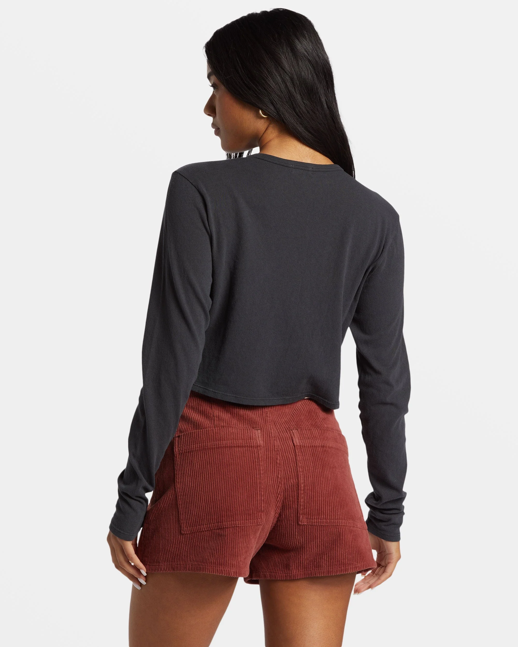 Free Fall Corduroy Shorts - Choc Chip - Image 3