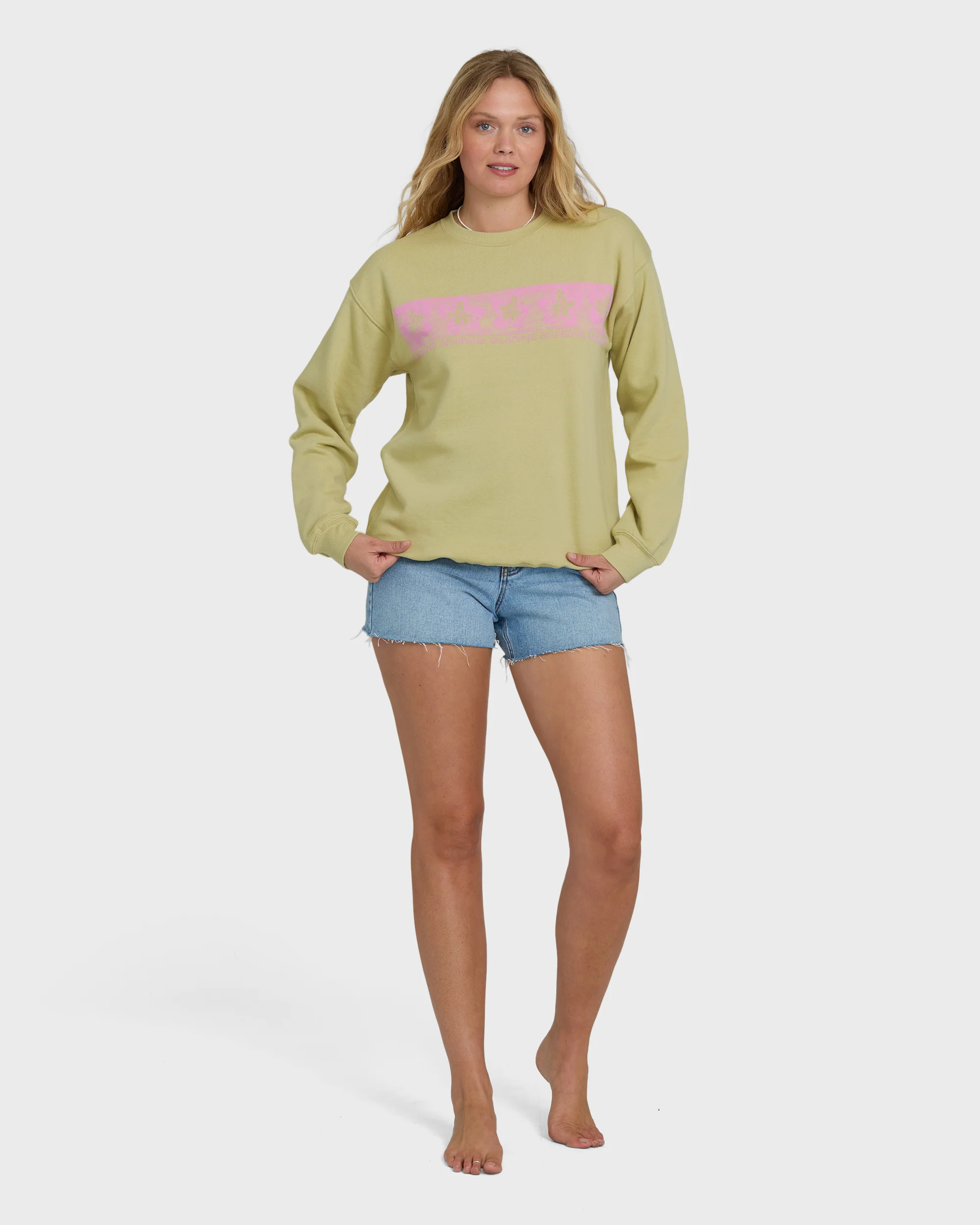 Giving Shade Crewneck Sweatshirt - Cactus - Image 4