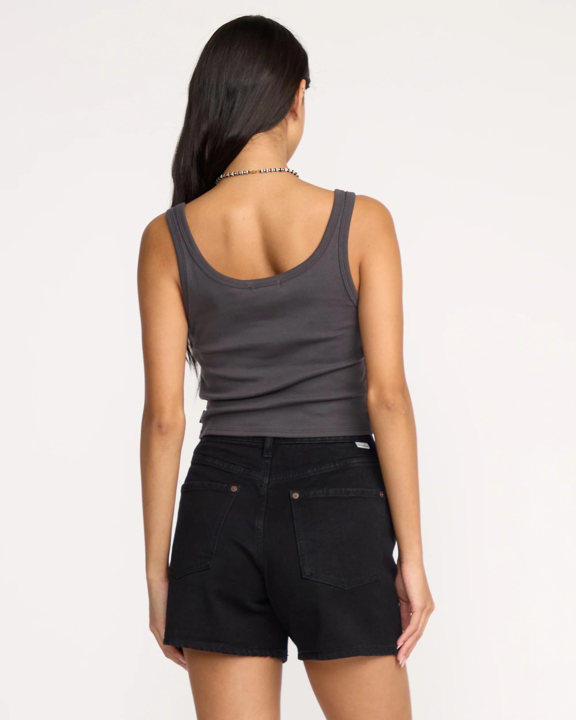 Goddess Knit Tank - Black Sands - Image 5