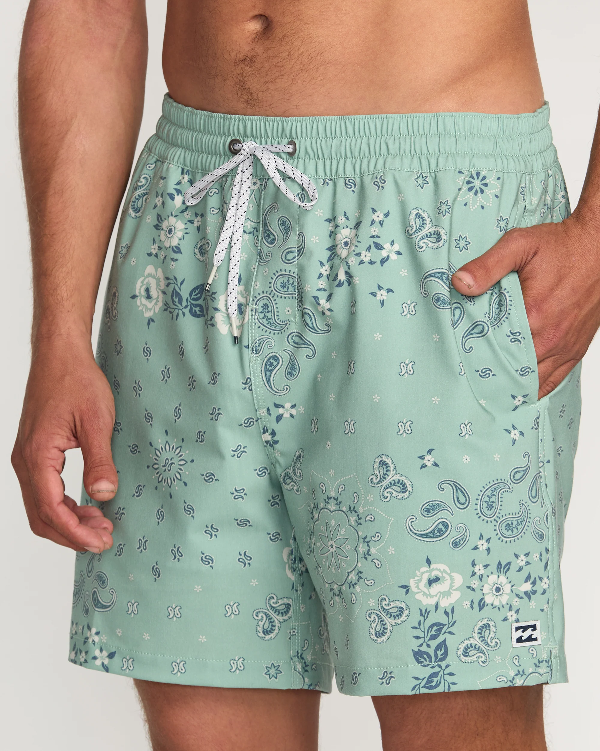 Good Times Layback 16" Trunks - Mist Green - Image 8