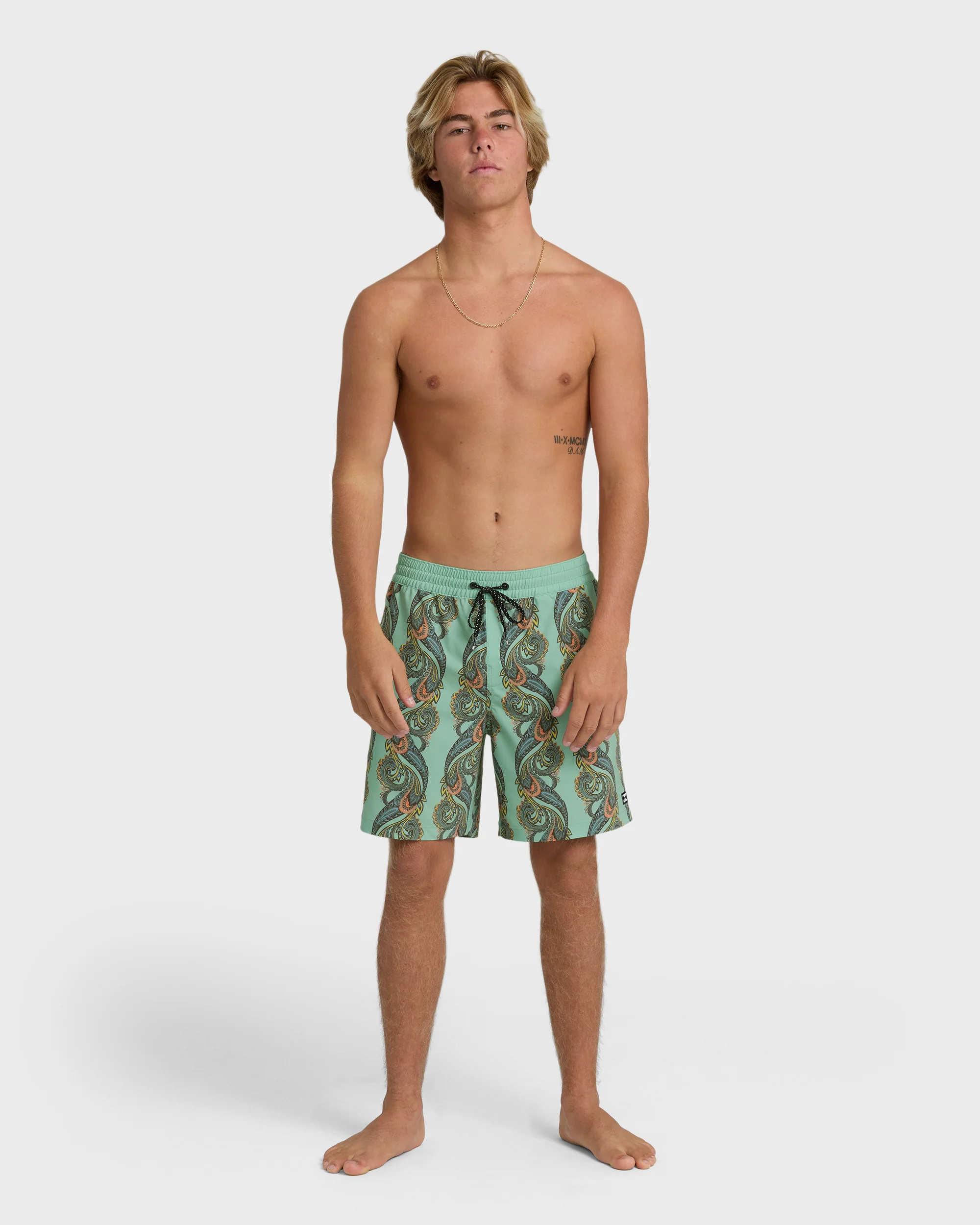 Good Times Layback 16" Trunks - Granite Green - Image 4
