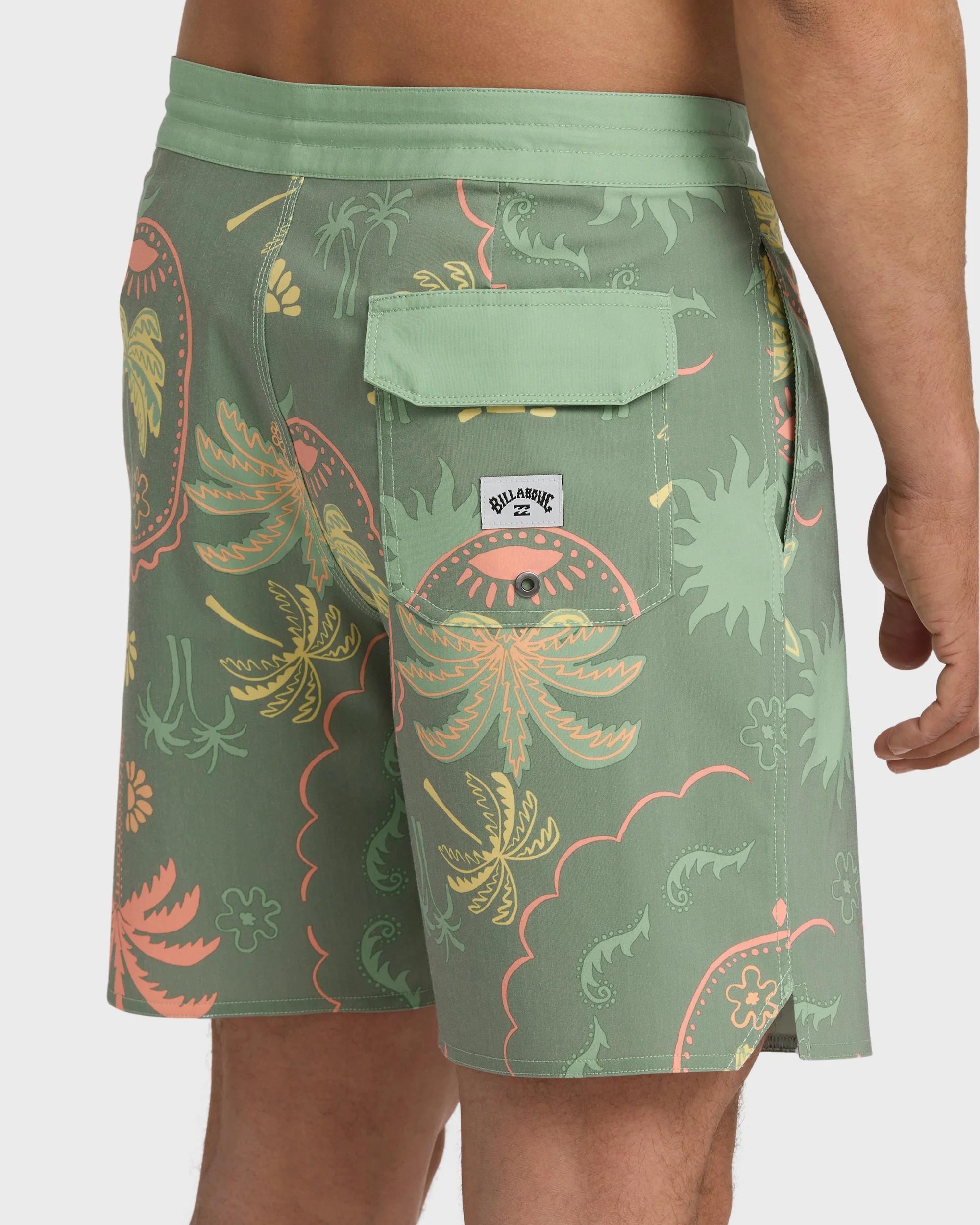 Good Times Lo Tide 18" Boardshorts - Sea Spray Multi - Sea Spray - Image 6