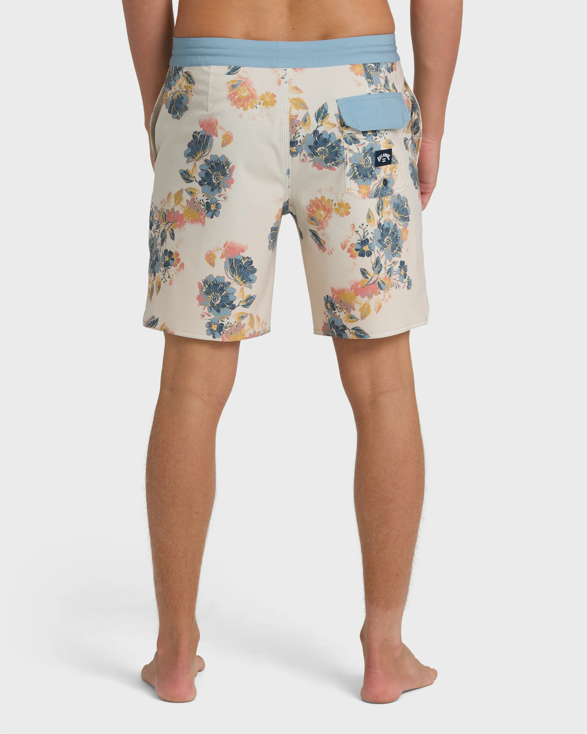 Good Times Lo Tide 18" Boardshorts - Oatmeal Multi - Oatmeal - Image 2