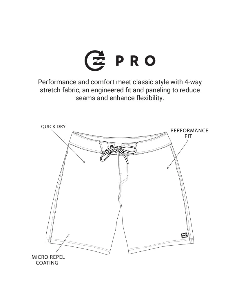 Good Times Pro Performance 18" Boardshorts - Carolina Blue - Image 3