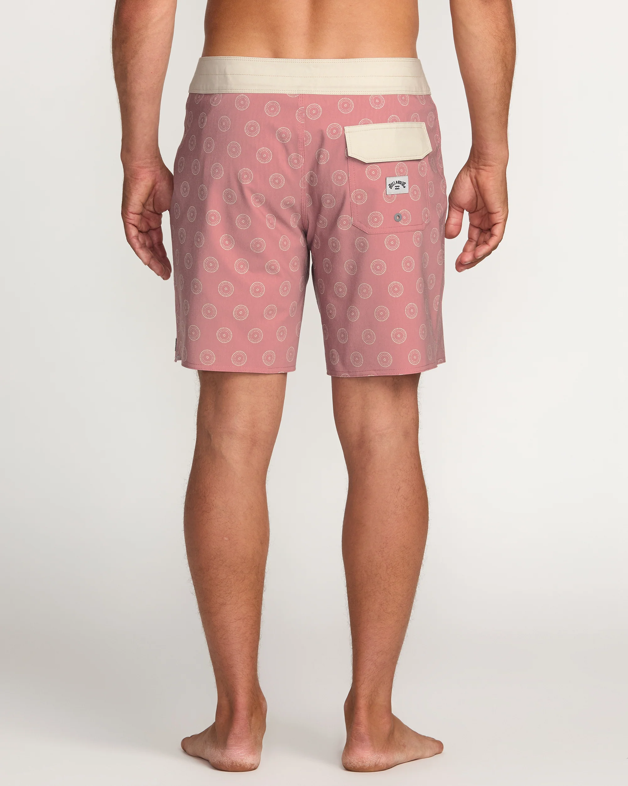 Good Times Pro Performance 18" Boardshorts - Dusty Rose - Image 2