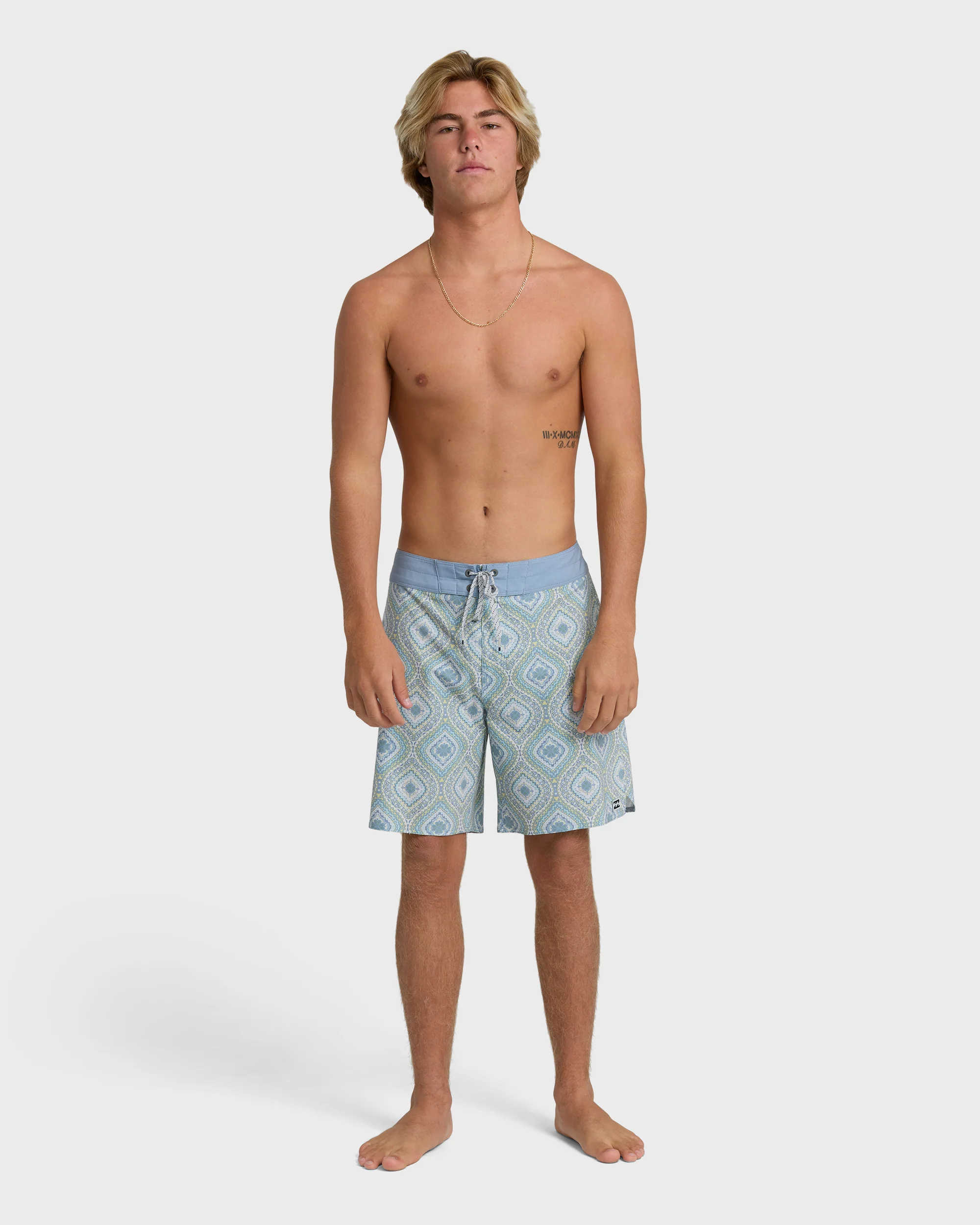 Good Times Pro 18" Boardshorts - Fog Gray Multi - Fog Gray - Image 4