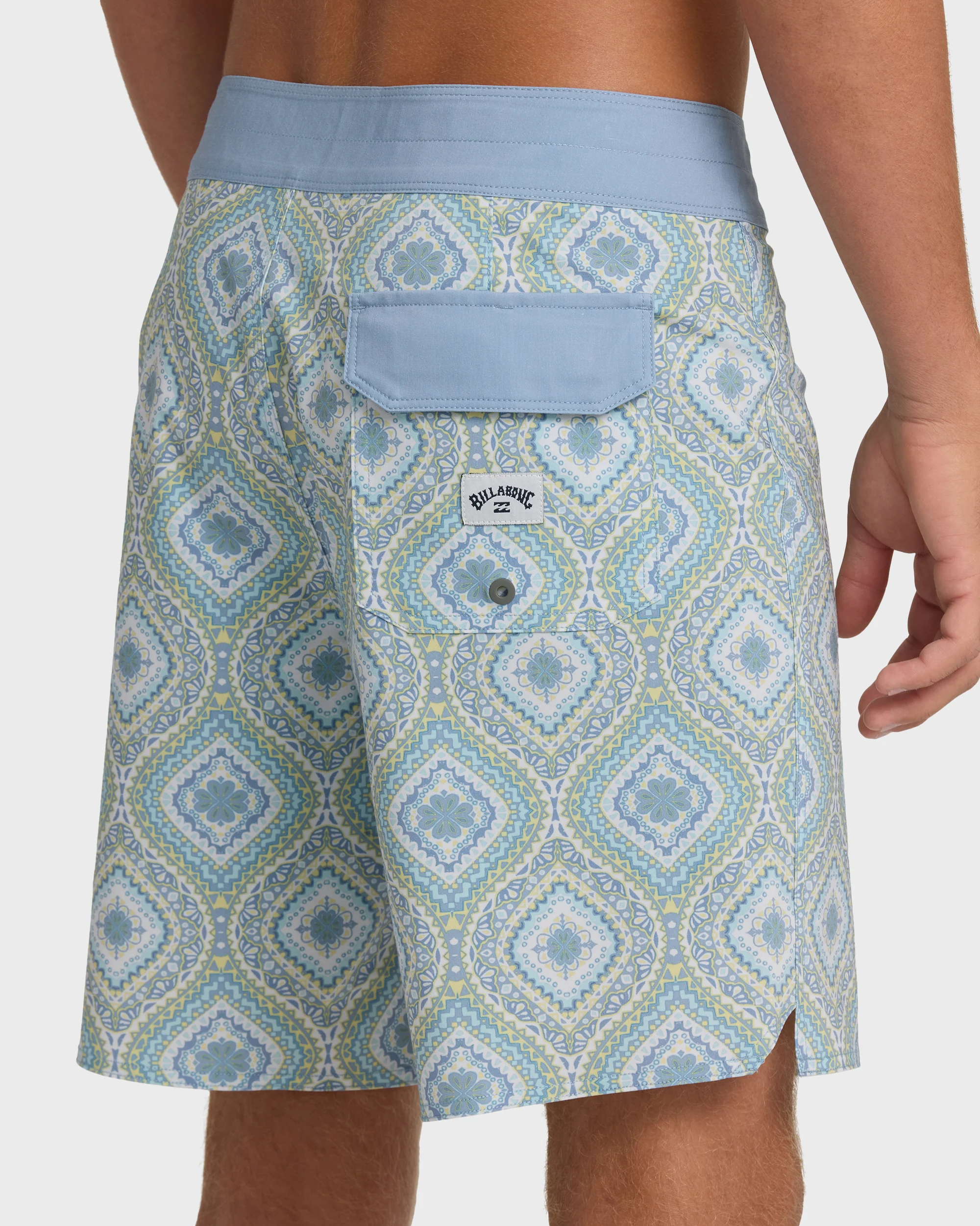 Good Times Pro 18" Boardshorts - Fog Gray Multi - Fog Gray - Image 6