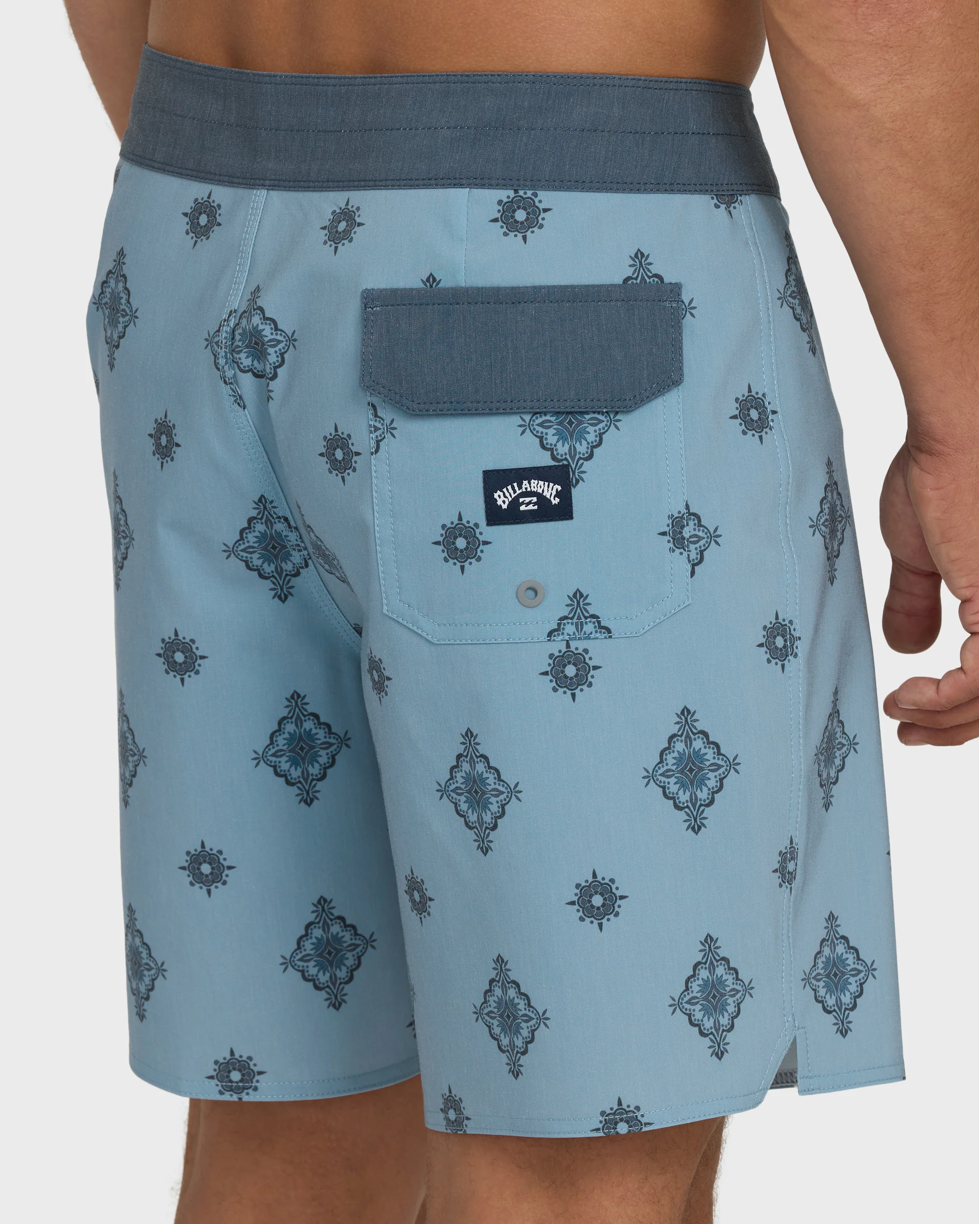 Good Times Pro 18" Boardshorts - Blue Fog - Image 5