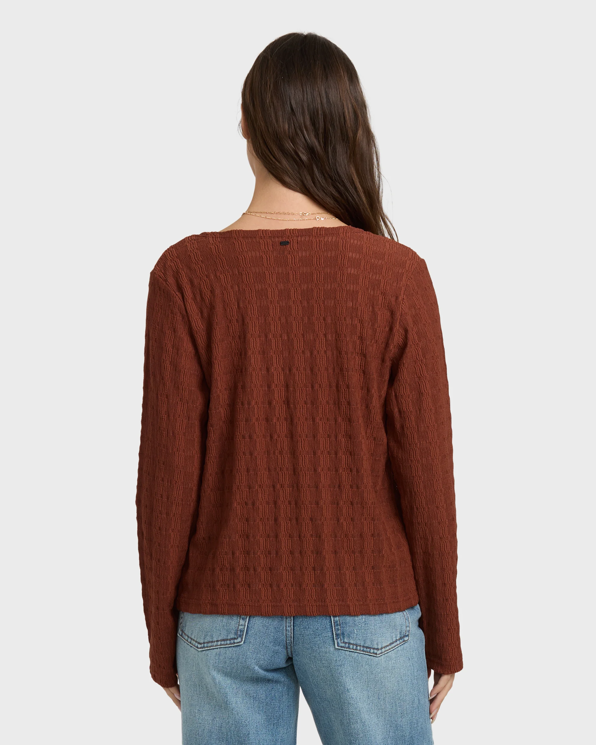 Havana Long Sleeve Knit Top - Cowhide - Image 5
