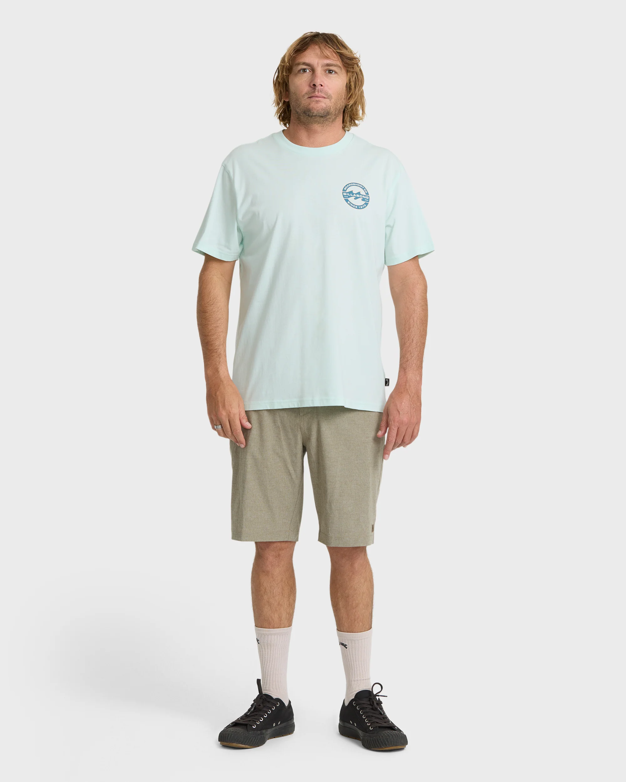 Hollow Fill Premium Short Sleeve Knit T-Shirt - Sea Glass - Image 4