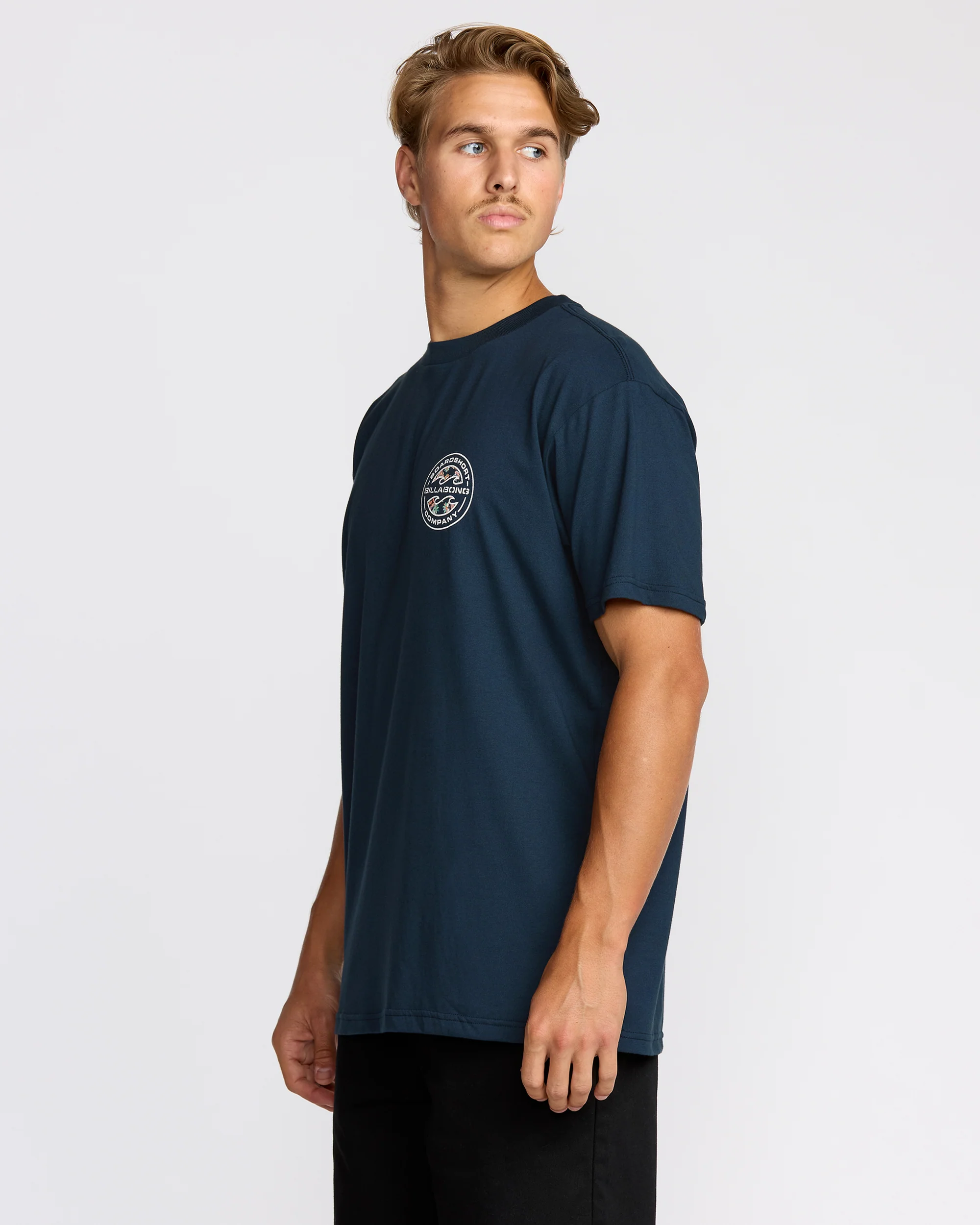 Hollow Premium Short Sleeve T-Shirt - Navy - Image 3