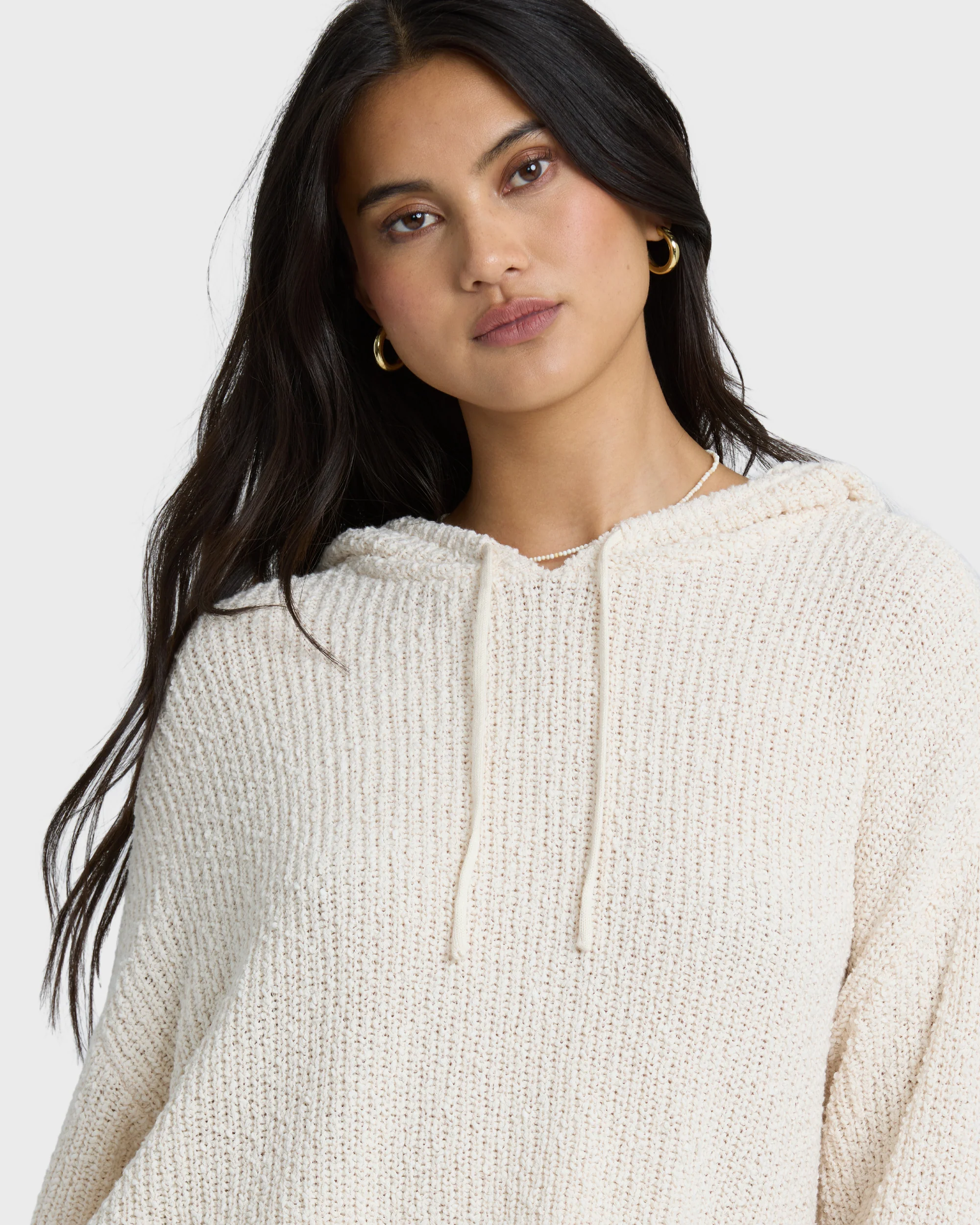 Hot Beachin Hooded Sweater - White Cap - Image 2