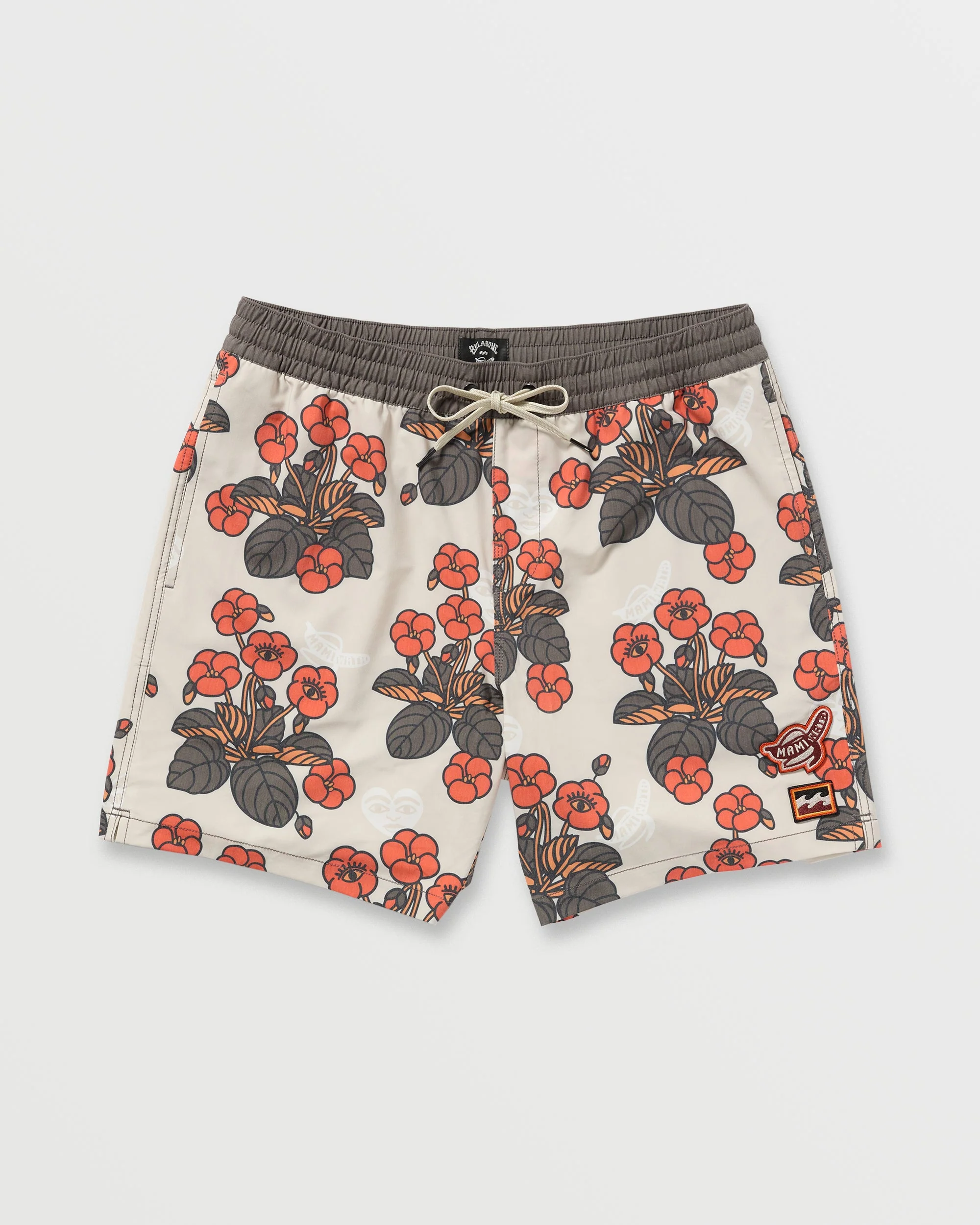 Billabong x Mami Wata Icons Laybacks 17" Trunks - Stone - Image 8