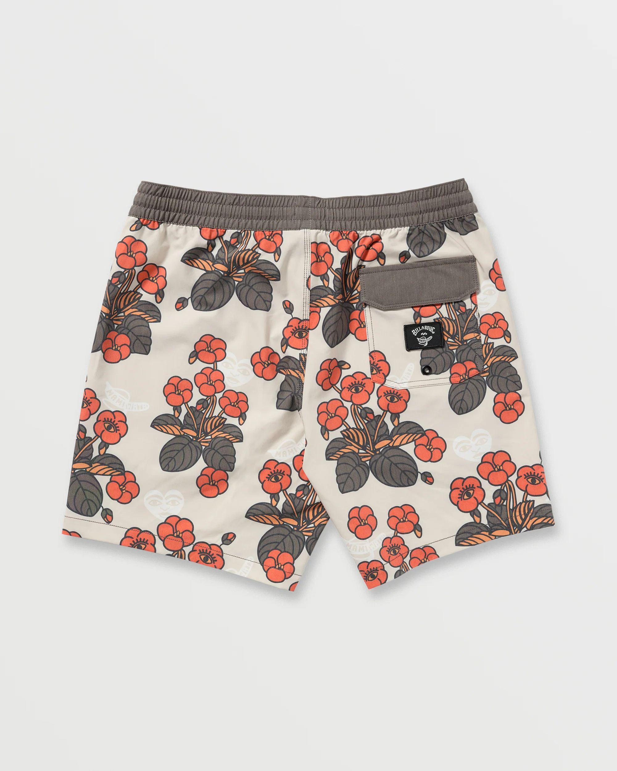 Billabong x Mami Wata Icons Laybacks 17" Trunks - Stone - Image 9