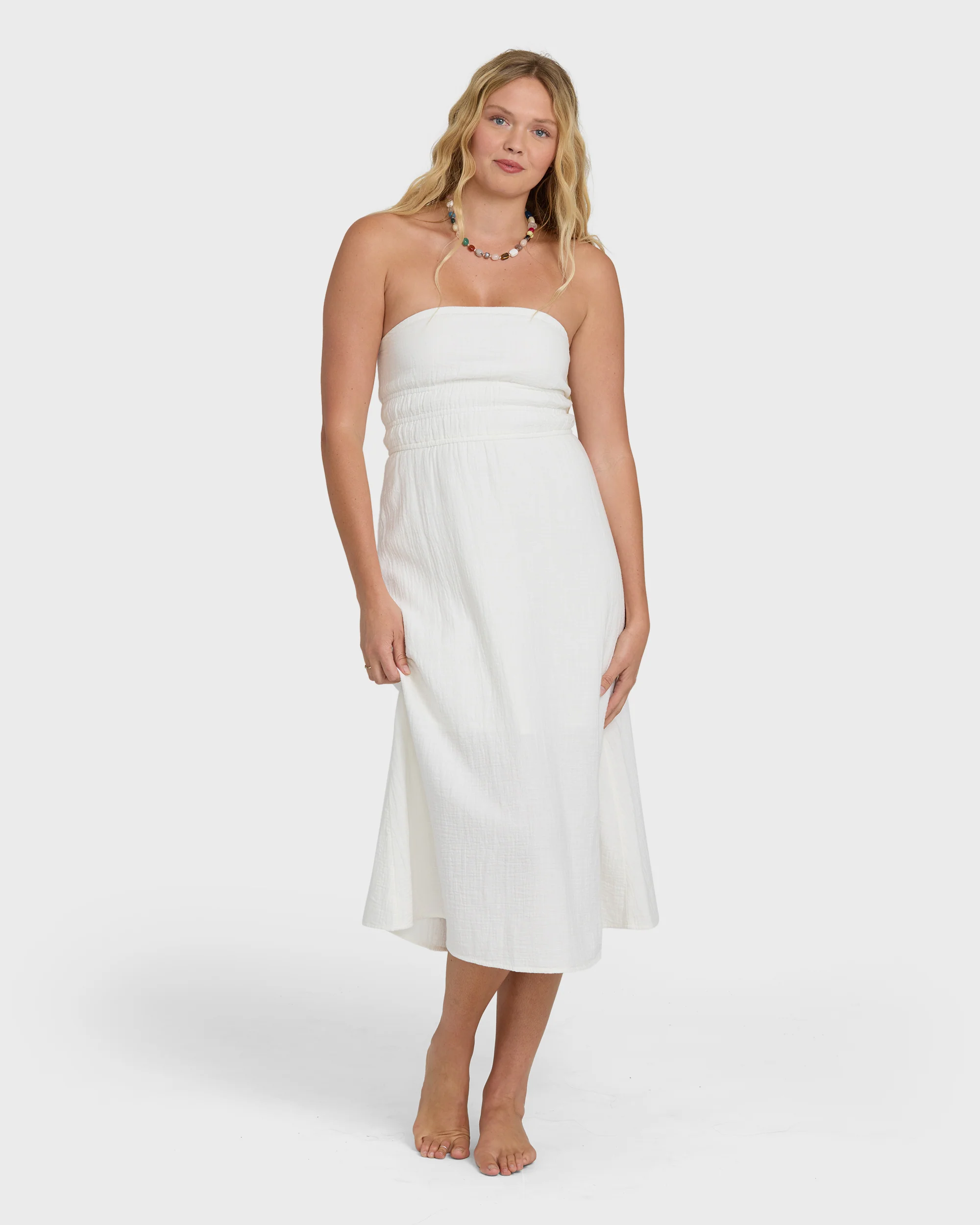 In The Sky Midi Dress - Salt Crystal - Image 6