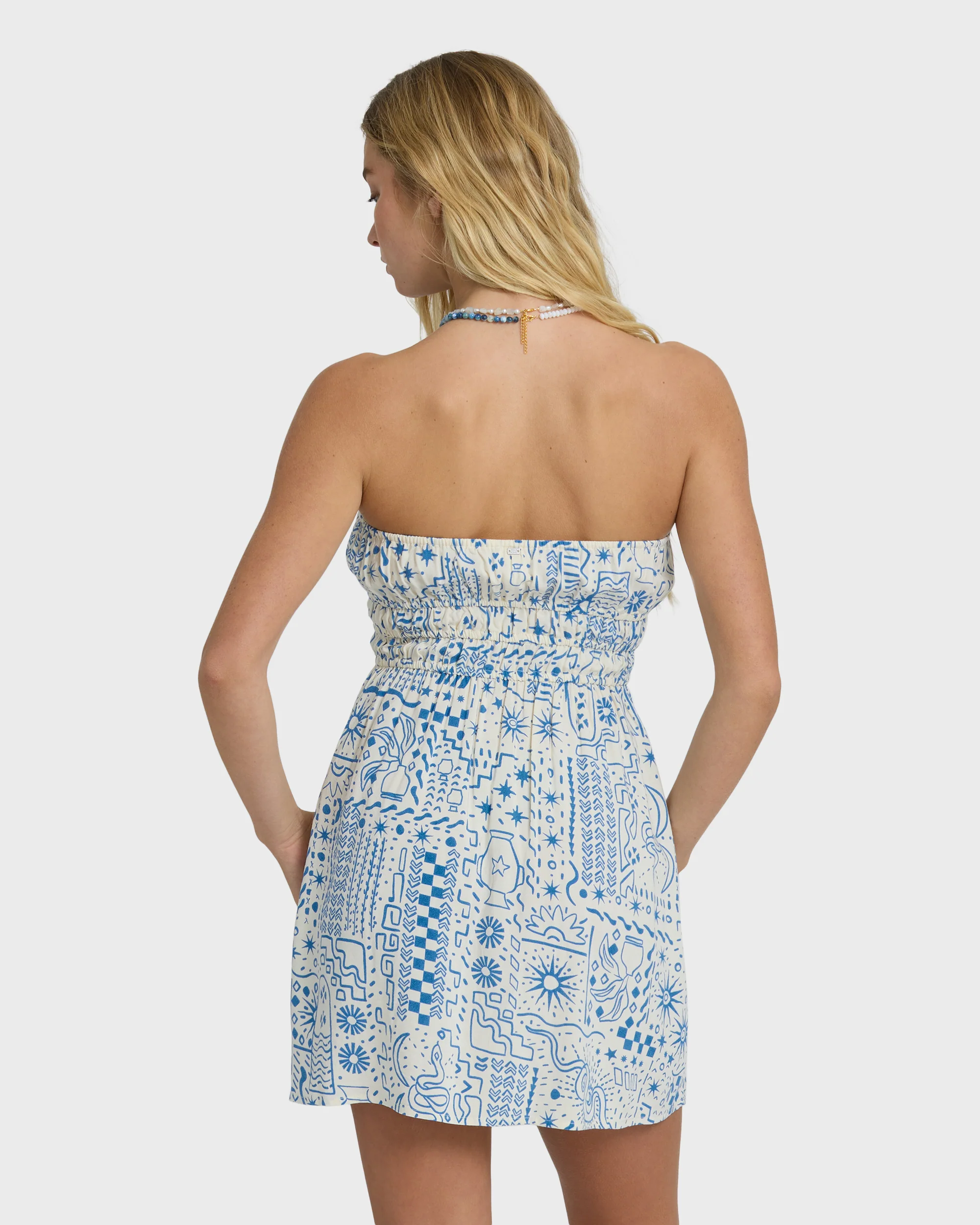 In The Sky Mini Dress - White Cap - Image 6